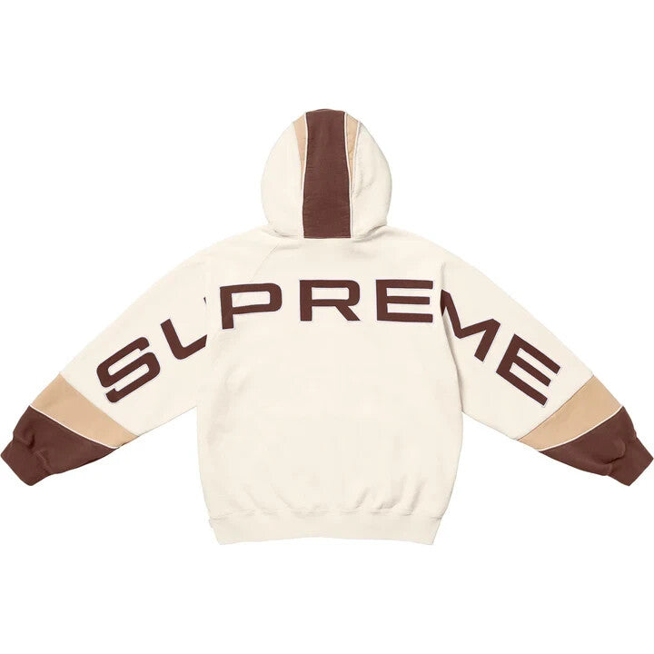 Supreme Paneled Hooded Sweatshirt Natural