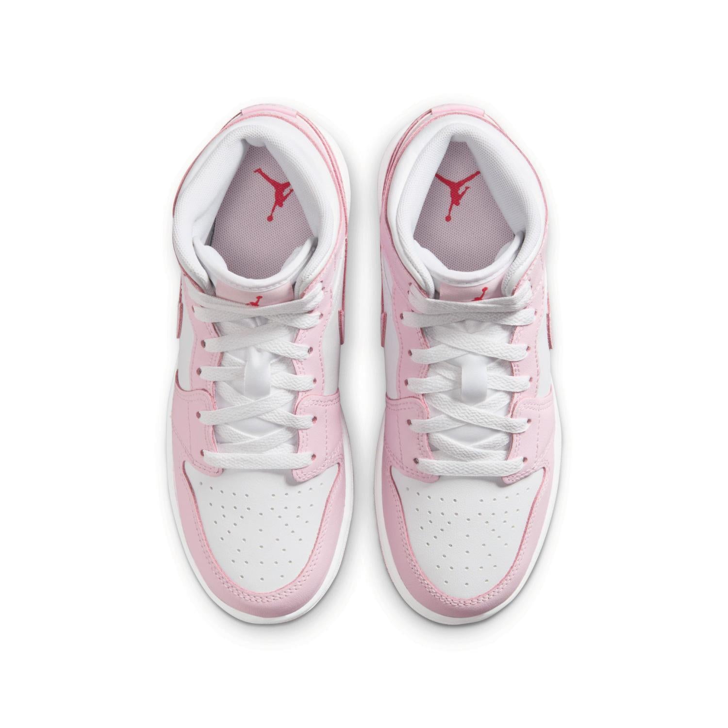 DQ8423-608 Nike GS Air Jordan 1 Mid Valentine's Day