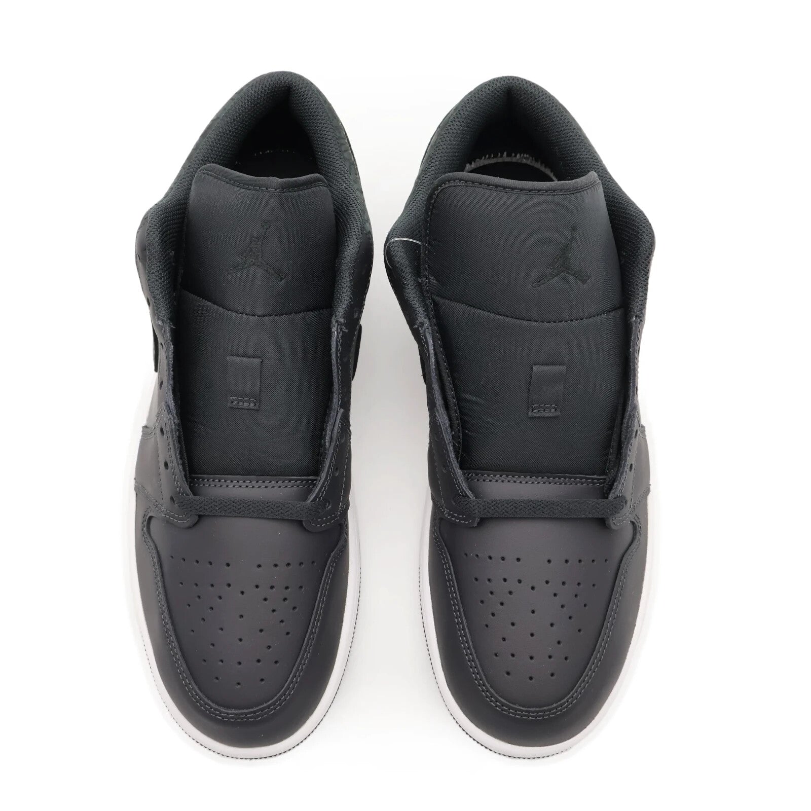 FB9907-001 Nike Air Jordan 1 Low Black Elephant Off Noir Dark Green (Men's)