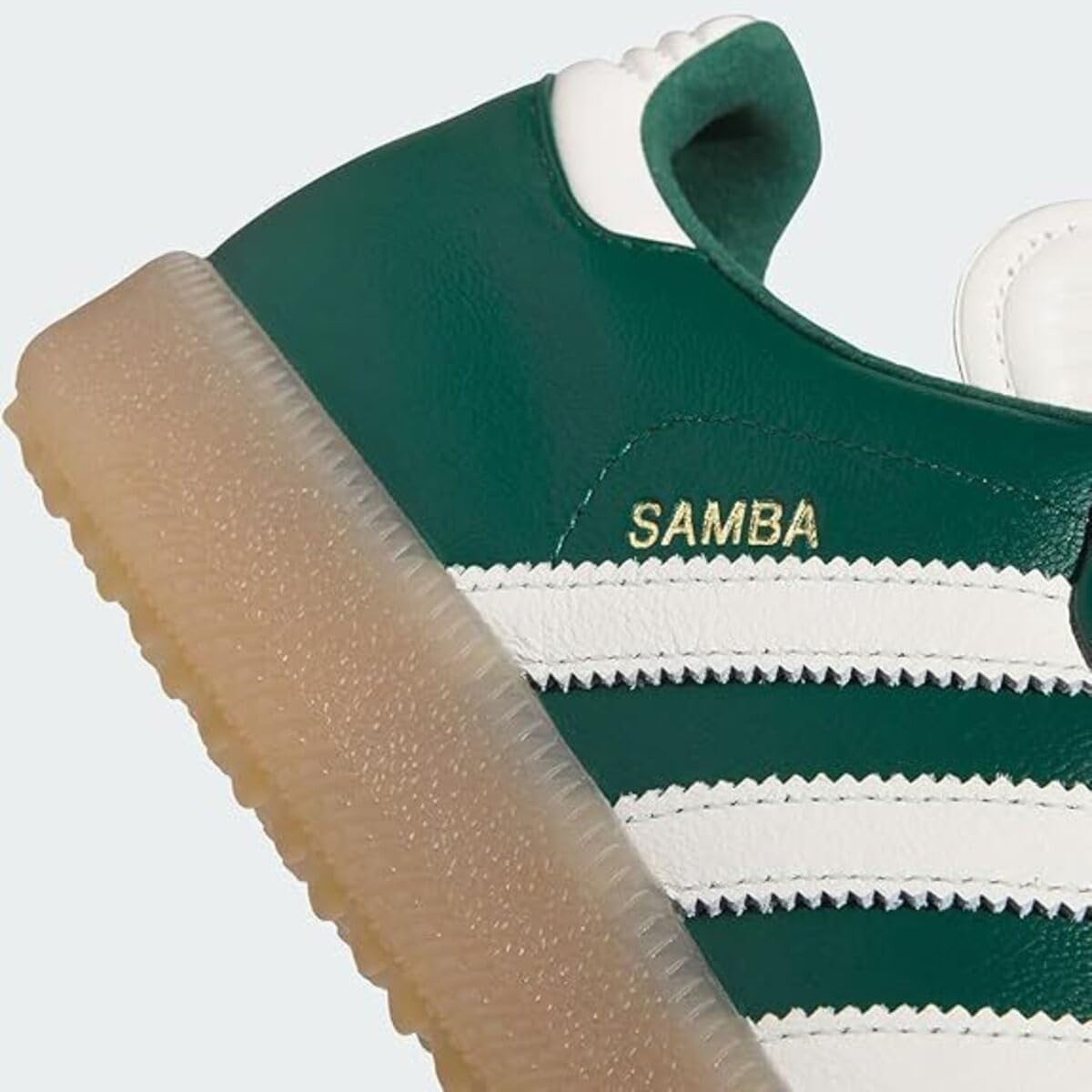 JP8652 Adidas Samba Golf Full Grain Leather Collegiate Green Off White (Men's)