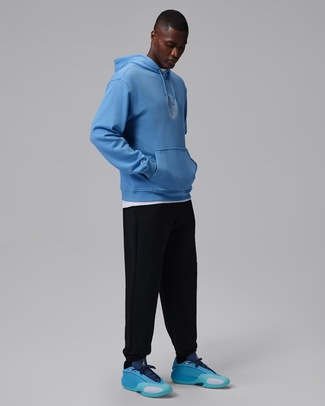IB1154-400 Nike Jordan Triangle Baltic Blue/White (IO0424-400/IB1154-400)(Men's)