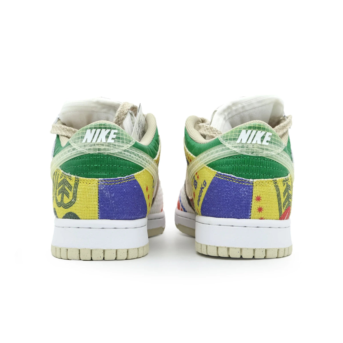 DA6125-900 Nike Dunk Low City Market Red White Beige Multi Green Yellow (Men's)