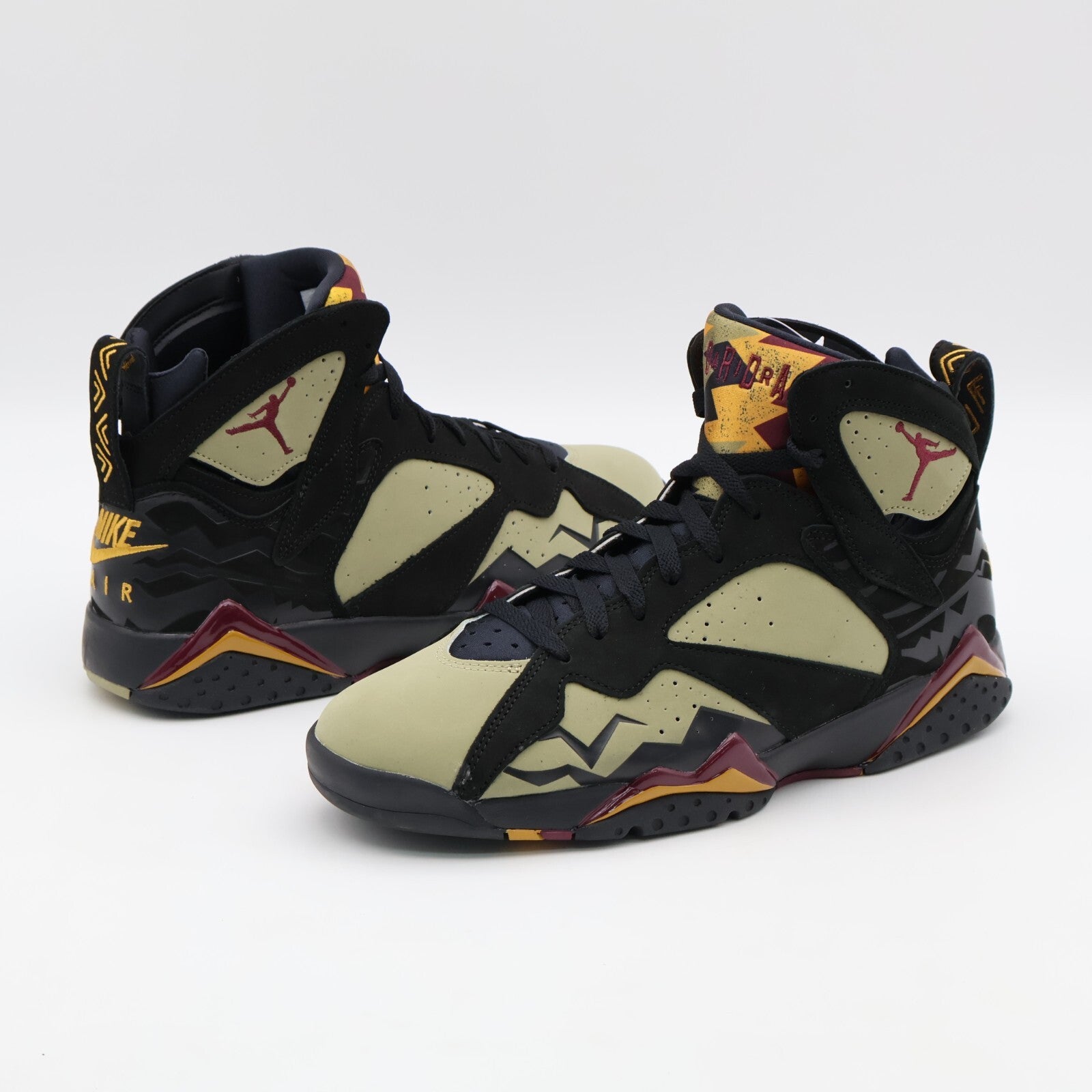 DN9782-001 Nike Air Jordan 7 Retro Black Olive Cherrywood Red Neutral (Men's)