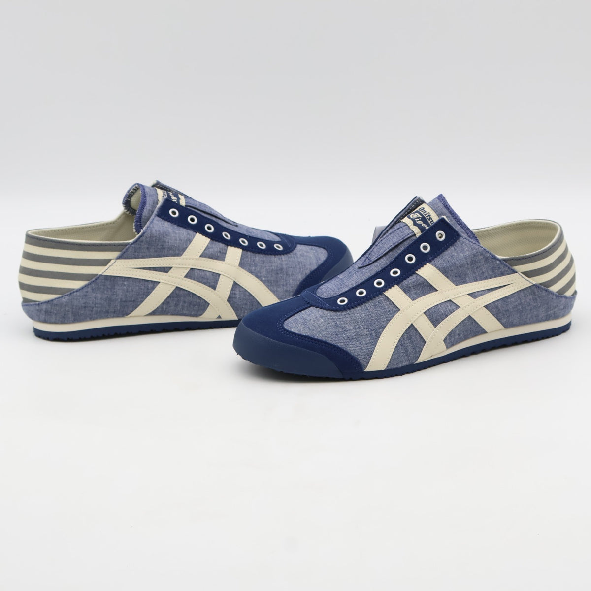 1183C233-400 Onitsuka Tiger Mexico 66 Paraty Blue Chambray Natural (Men's)