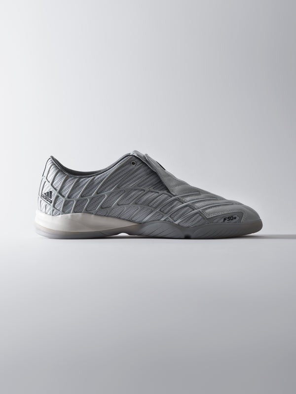 HQ9242 adidas F50 Sala Silver Metallic Grey Three KITH Exclusive (Men's)