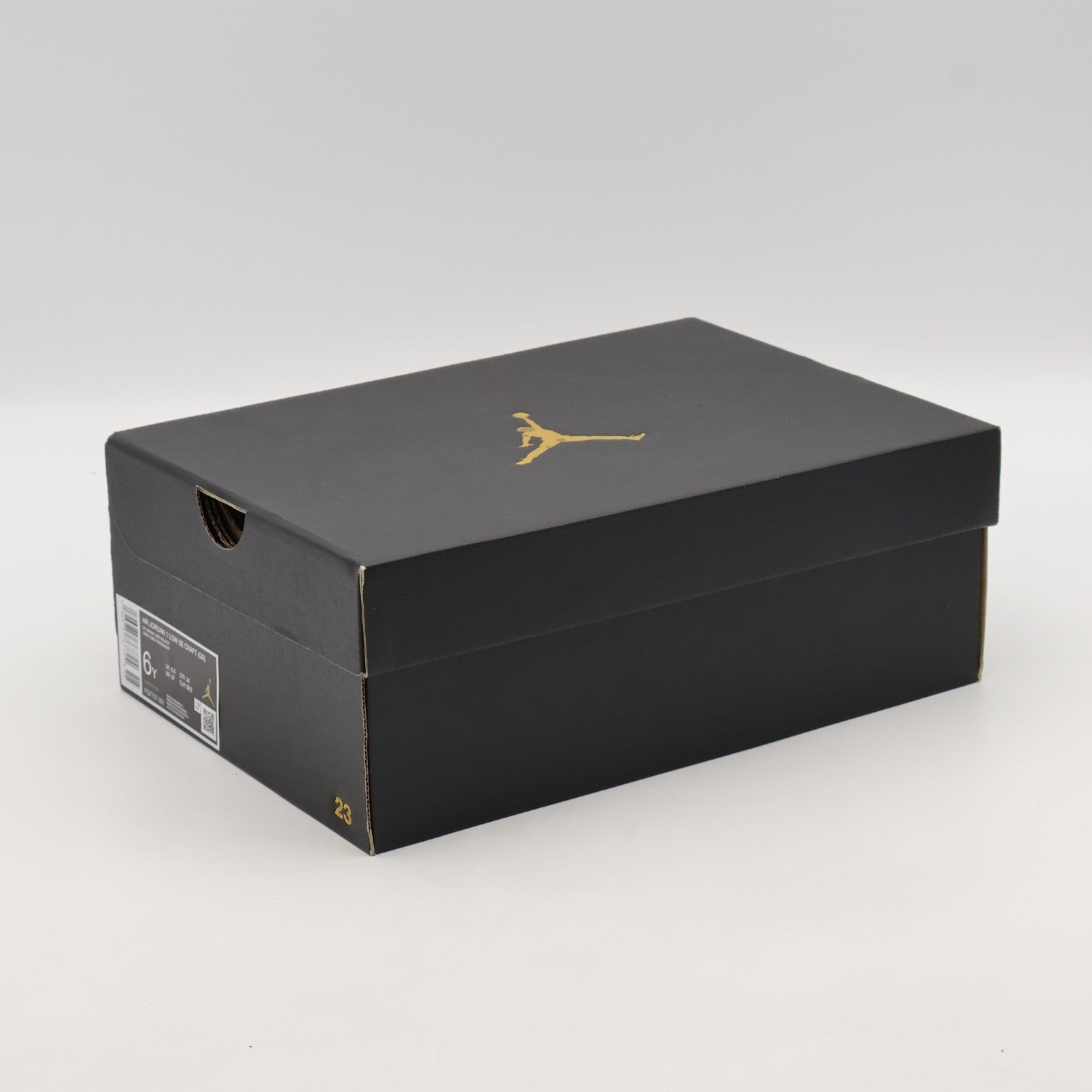 FQ7757-001 Nike GS Air Jordan 1 Low SE Craft Dark Smoke Grey