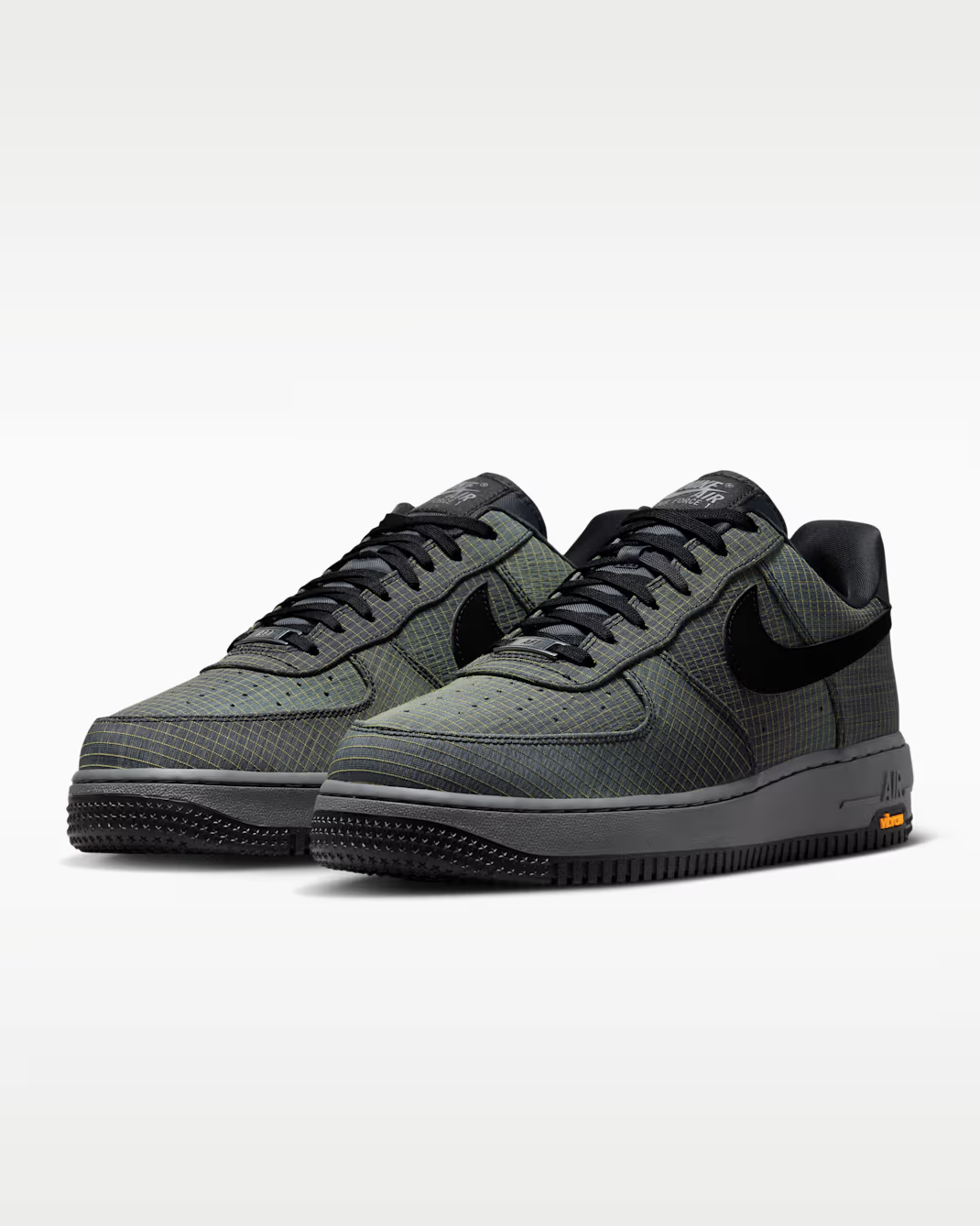 IH1943-001 Nike Air Force 1 Low LX Vibram Pencil Point Black (Men's)
