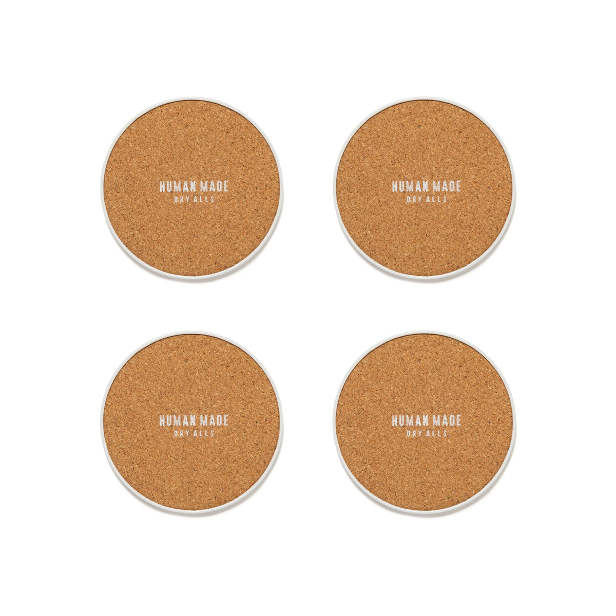 HUMAN MADE Heart Coaster Set White