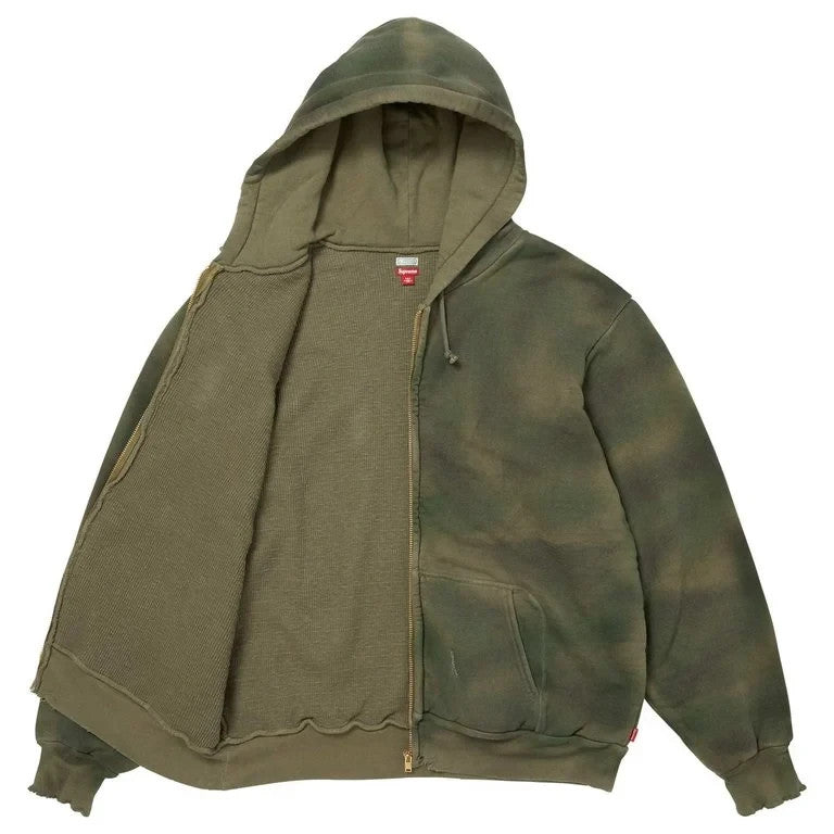 Supreme x A.PRESSE Vintage Zip Up Hooded Sweatshirt Camo