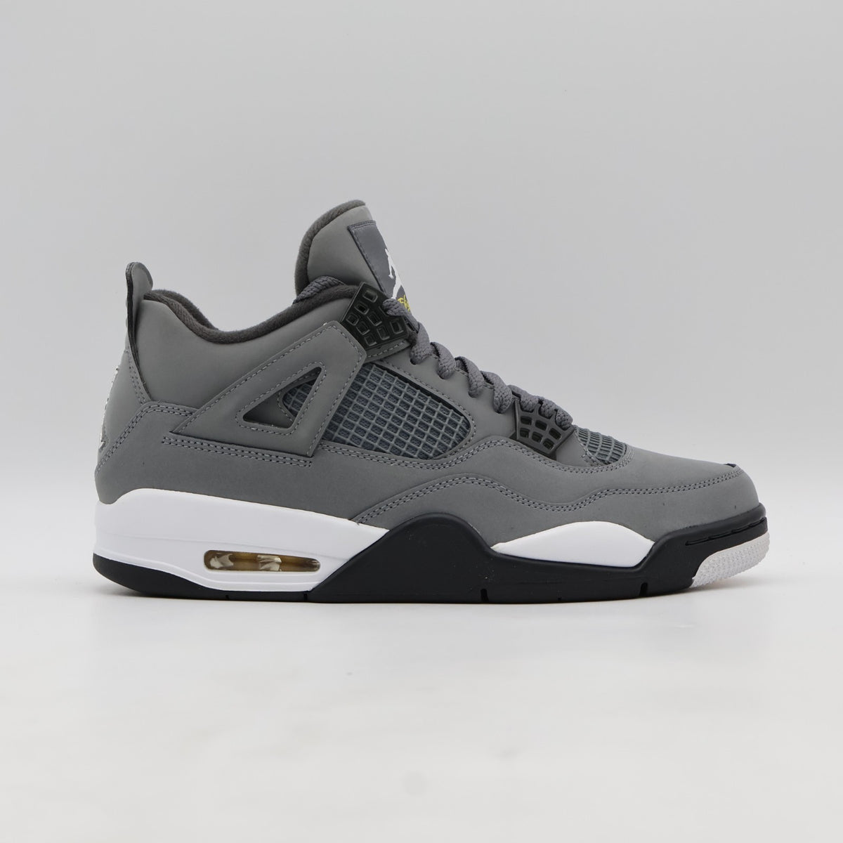 308497-007 Nike Air Jordan 4 Retro Cool Grey Chrome Dark Charcoal White Steel