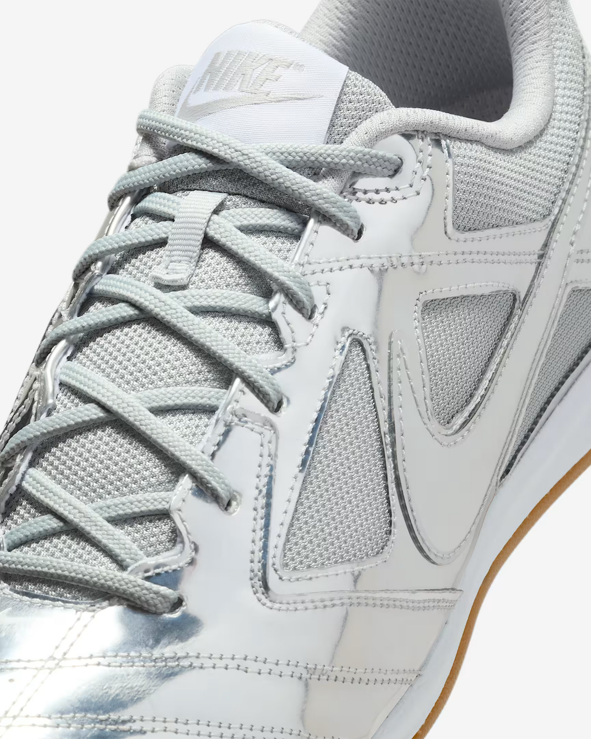 IB3566-001 Nike Gato LV8 Metallic Silver White Gum Light Brown (Men's)