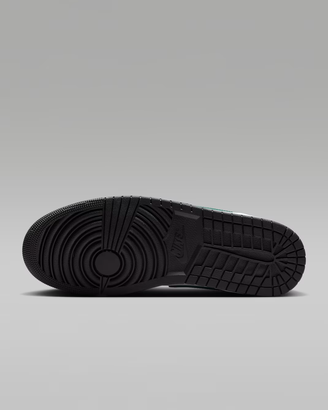 553558-047 Nike Air Jordan 1 Low "Black/Gorge Green" (Men's)
