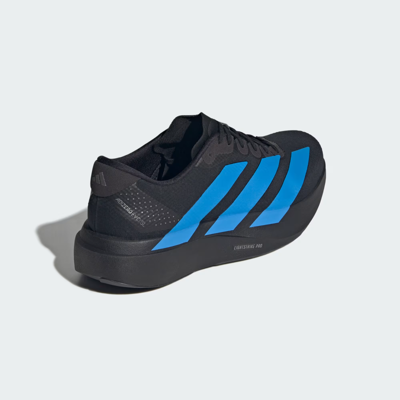 KI4257 adidas Adizero Evo SL Running "Core Black/Lucid Ray Blue" (Men's)