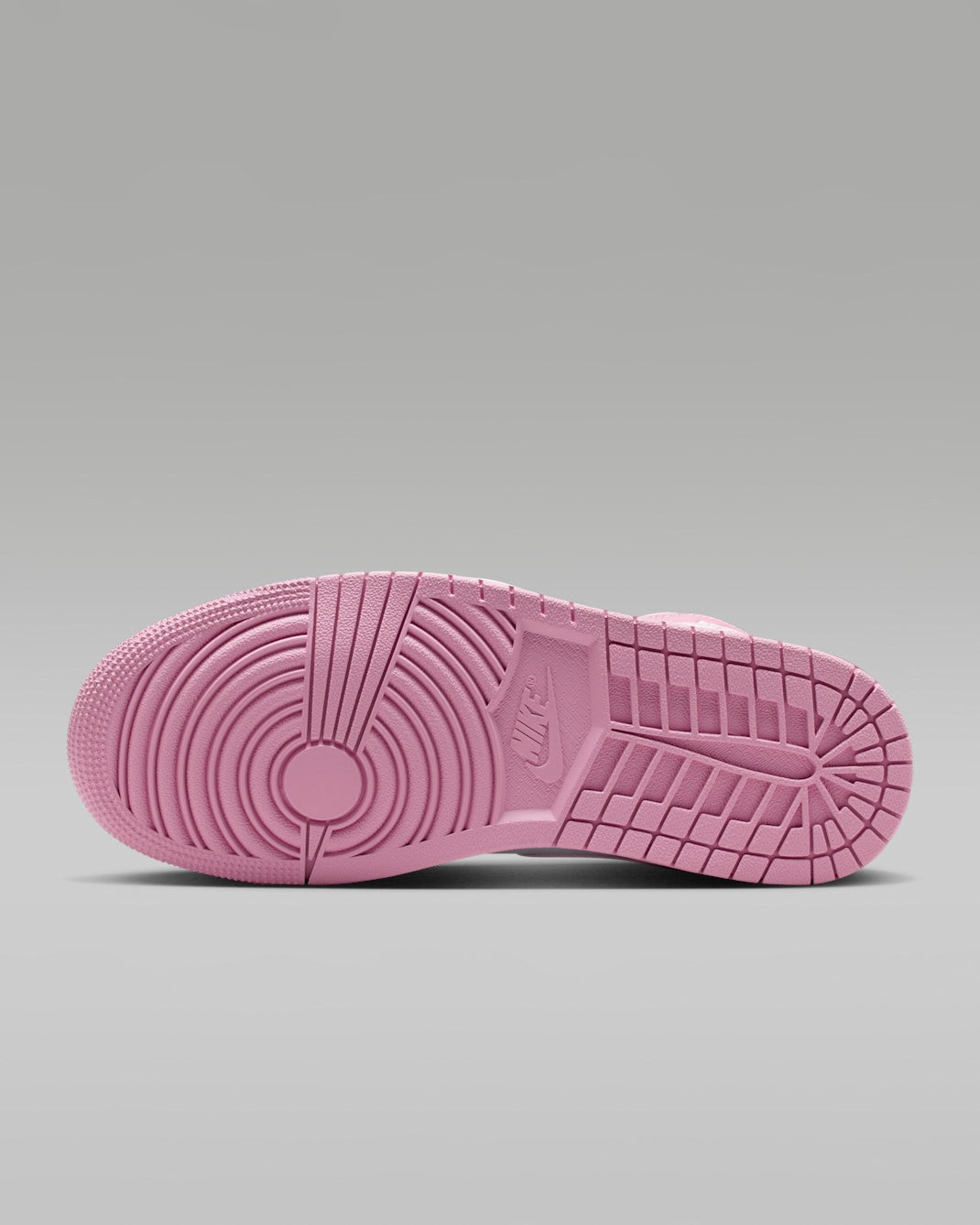 BQ6472-605 Nike Women's Air Jordan 1 Mid Elemental PinkIced Carmine (Women's)