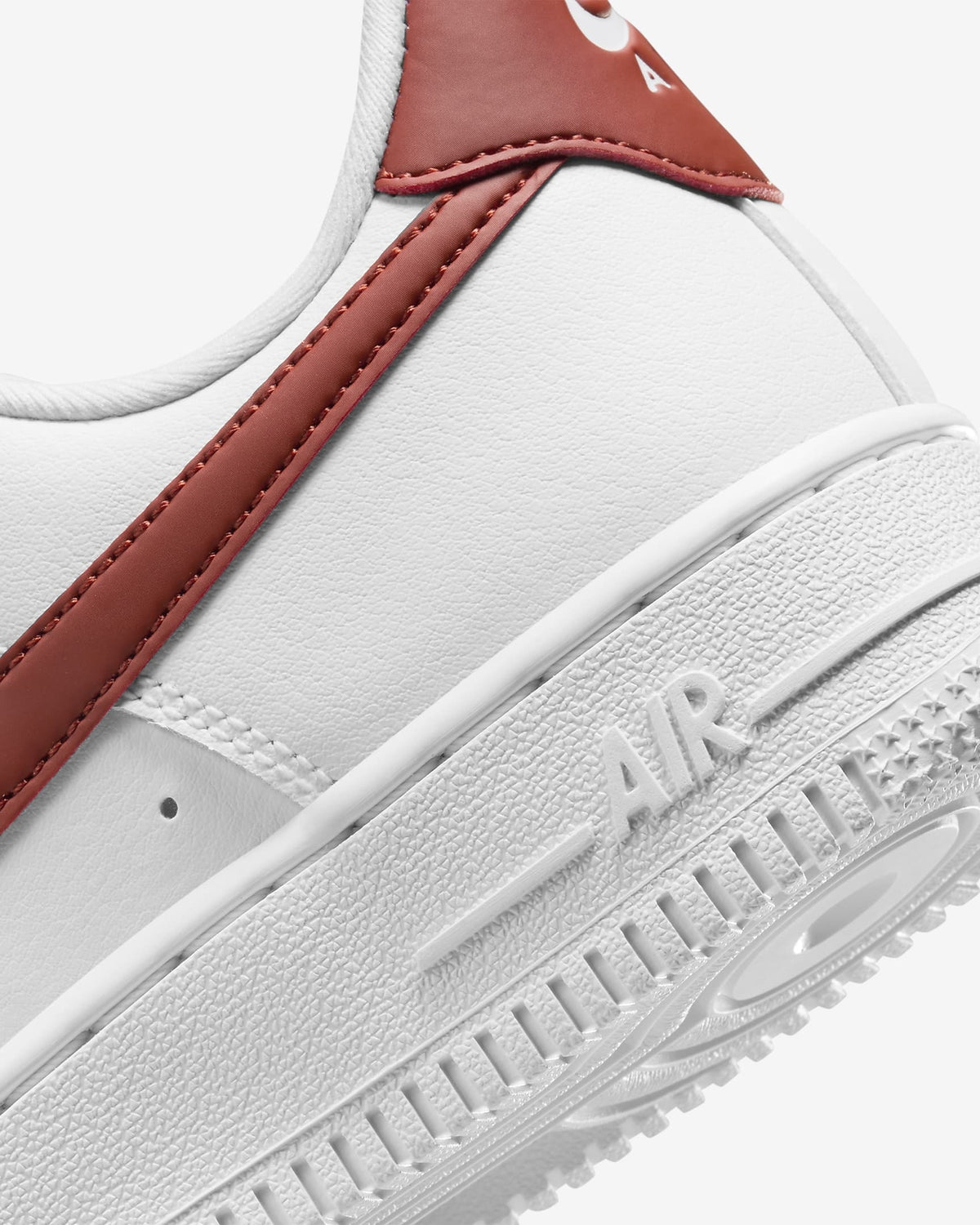 DD8959-115 Nike Air Force 1 '07 White Rugged Orange (Women's)