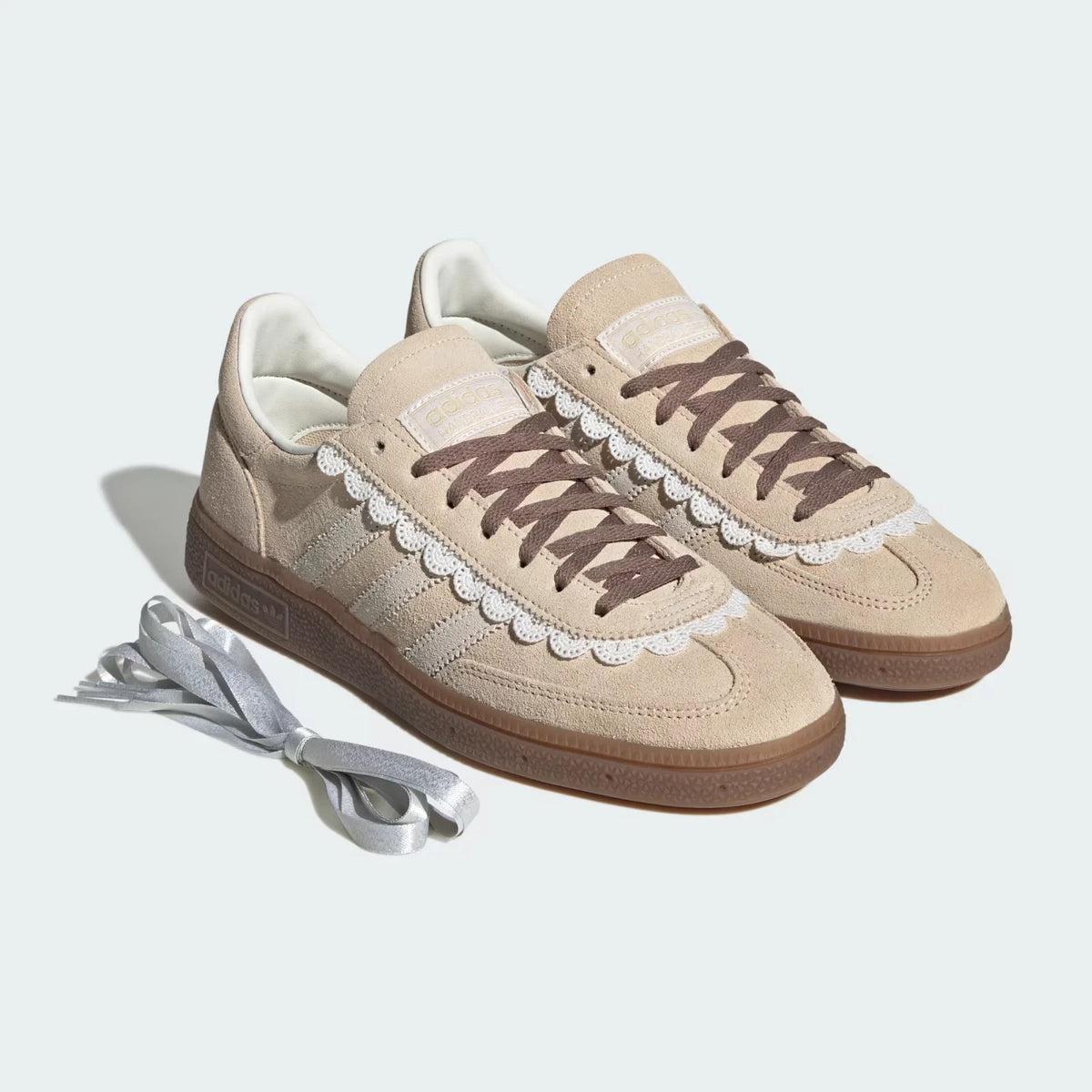 LA0313 LA0313 adidas Handball Spezial Sand Strata Off White Gum (Women's)
