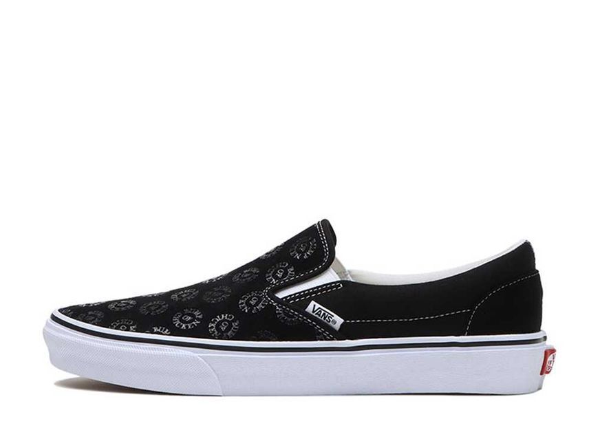 V98CF-BUMP-BK BUMP OF CHICKEN Ã Vans Slip-On Black (Men's)