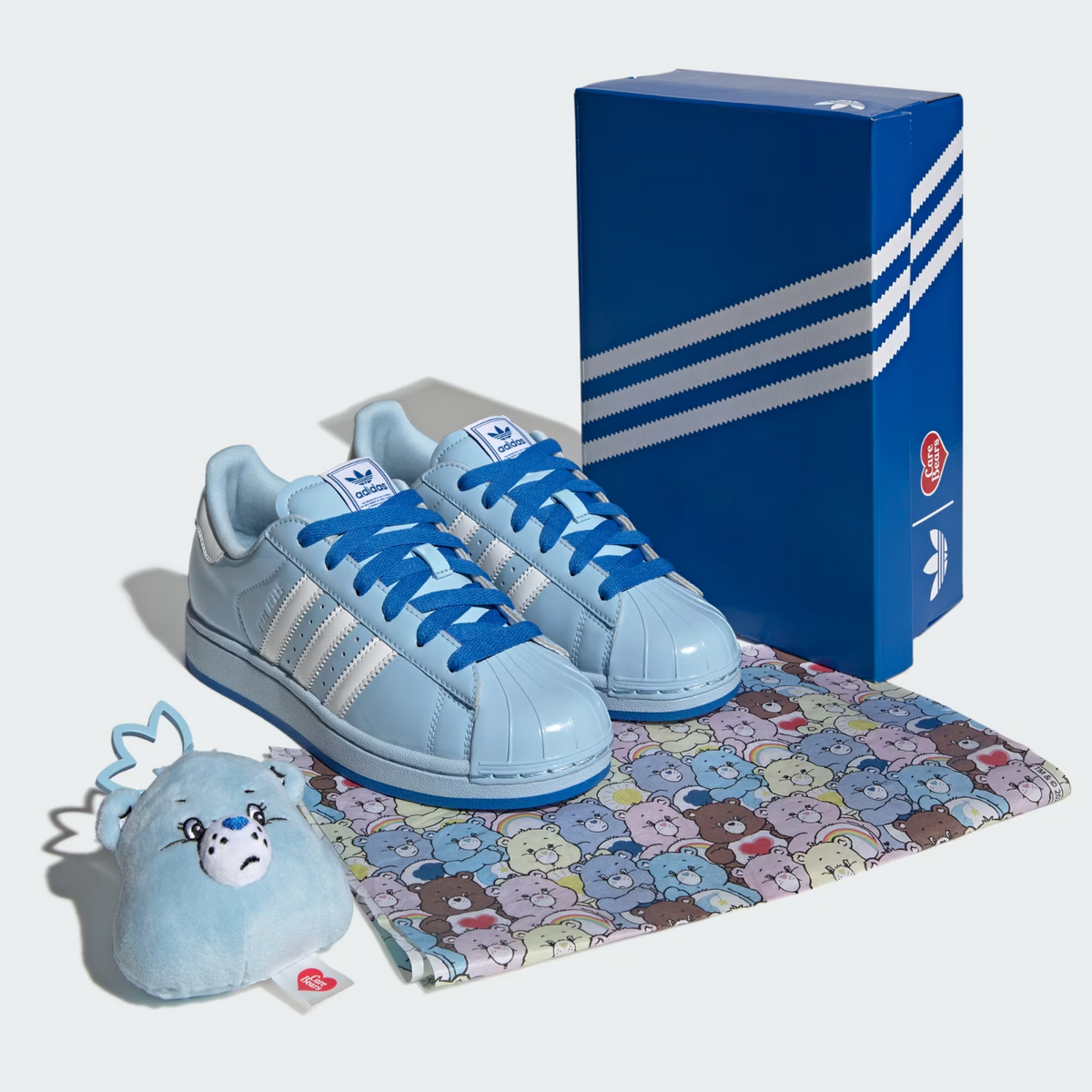 KK4865 Care Bears Ã adidas Superstar 2 "Grumpy Bear" (Women's)