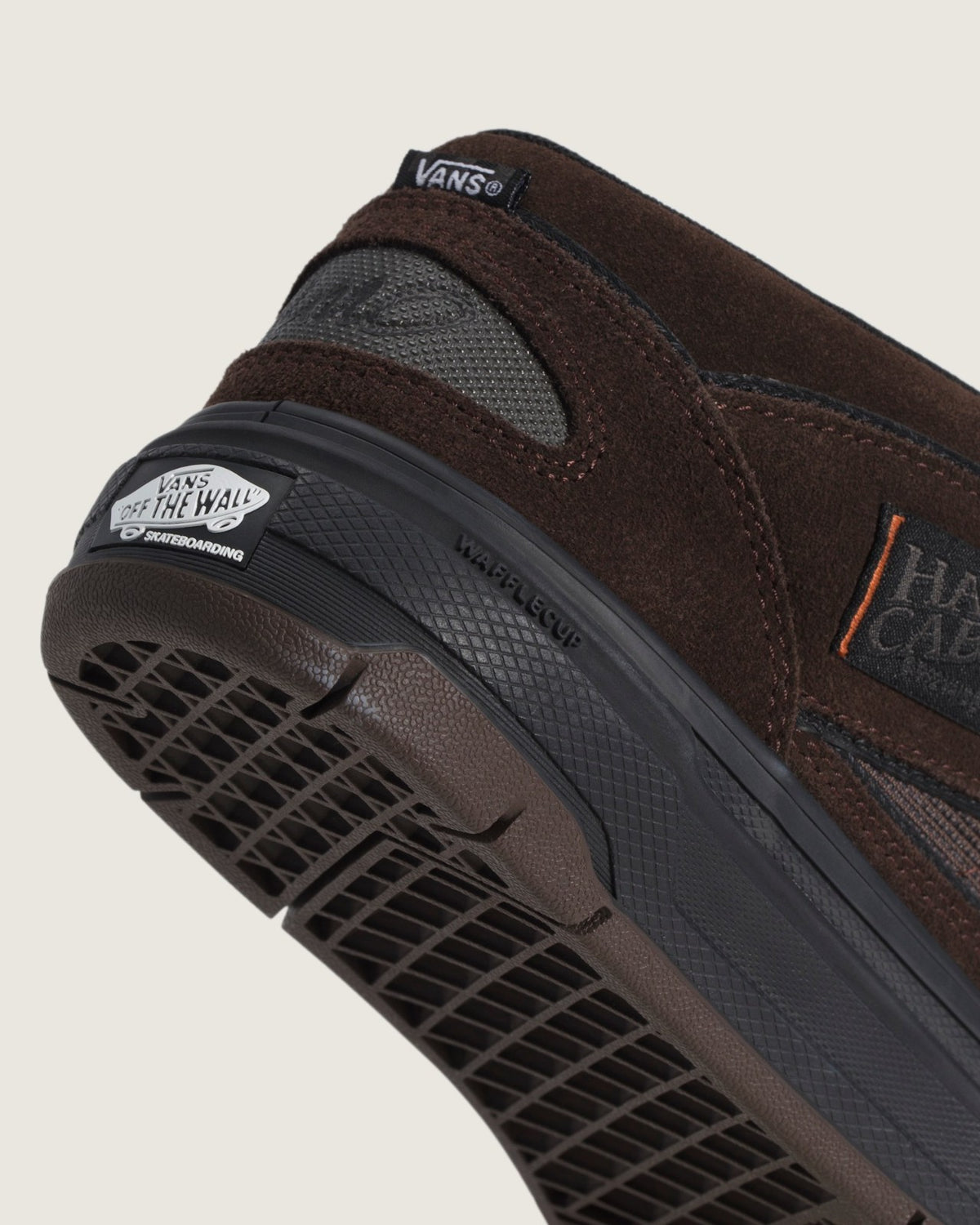 VN000D9ZY49 Vans Skate Half Cab Wafflecup Brown Black (Men's)