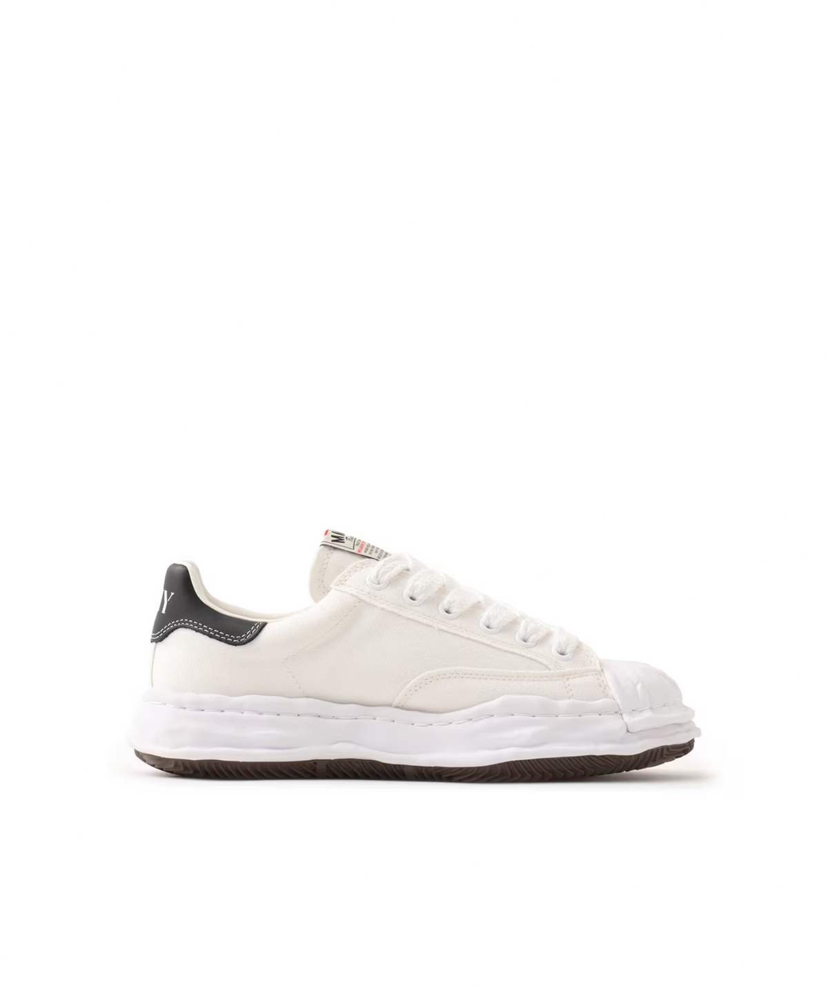 A08FW735-WHITE Maison MIHARA YASUHIRO BLAKEY OG Sole Canvas Low-top (Men's)