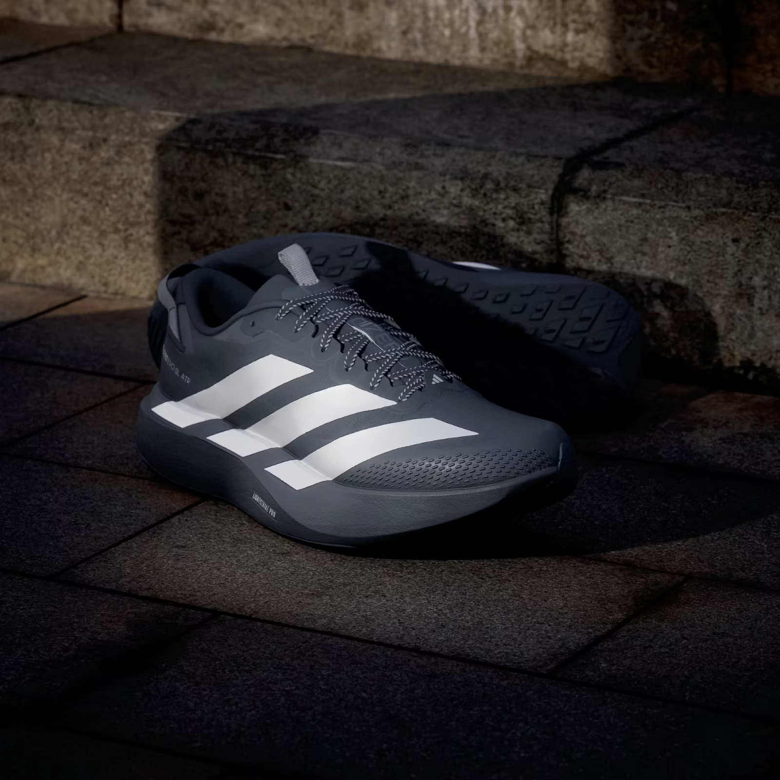KK2683 adidas Adizero Evo SL ATR "Core Black/Silver Metallic" (Men's)