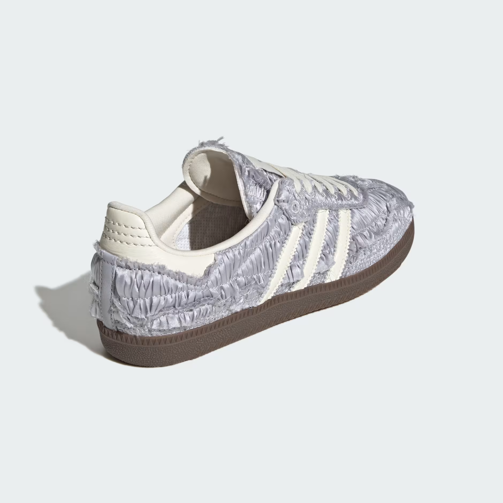 JP9283 Caroline Hu adidas Originals Samba Silver Metallic Cream White (Women's)