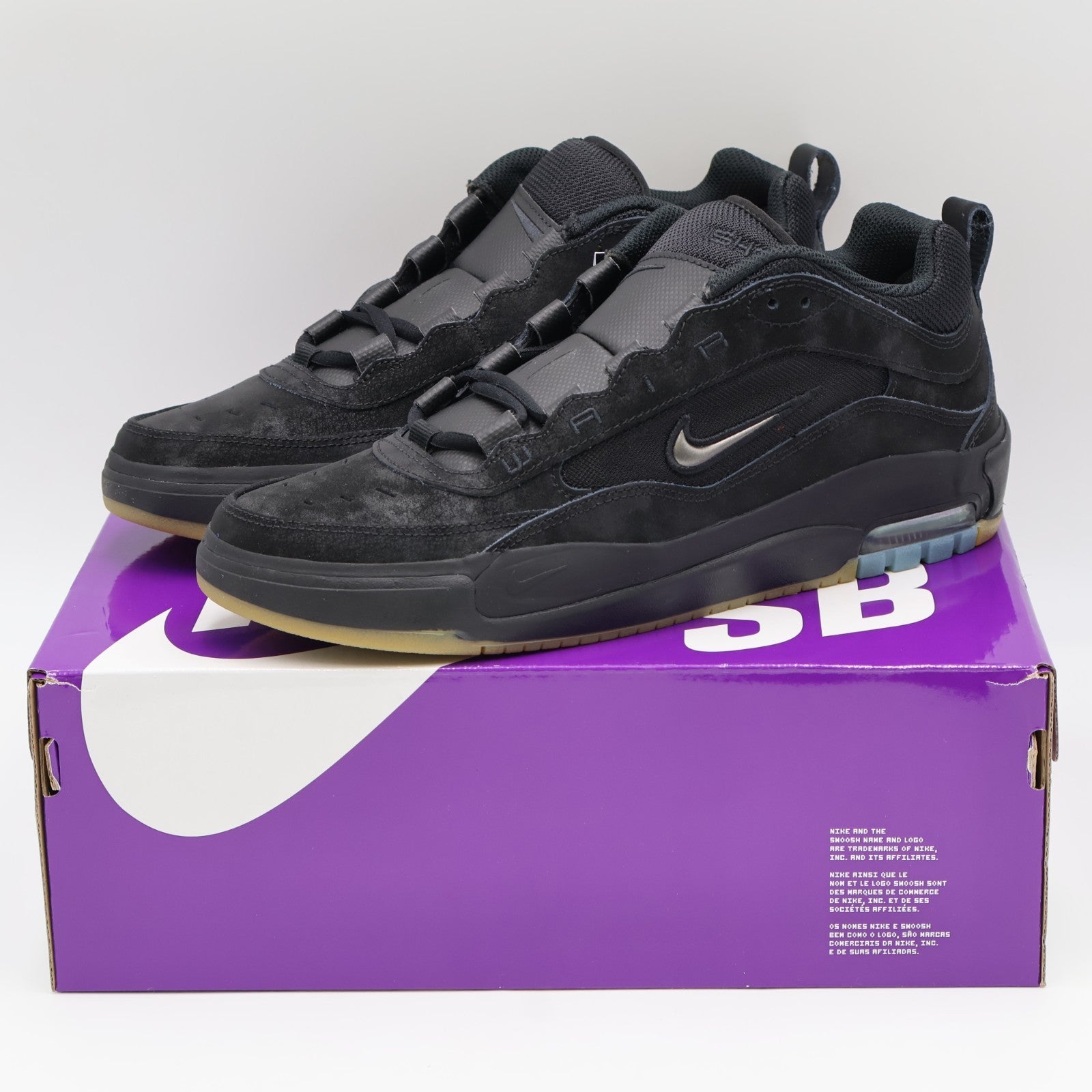 IR1887-001 Nike SB Air Max Ishod Triple Black (Men's)