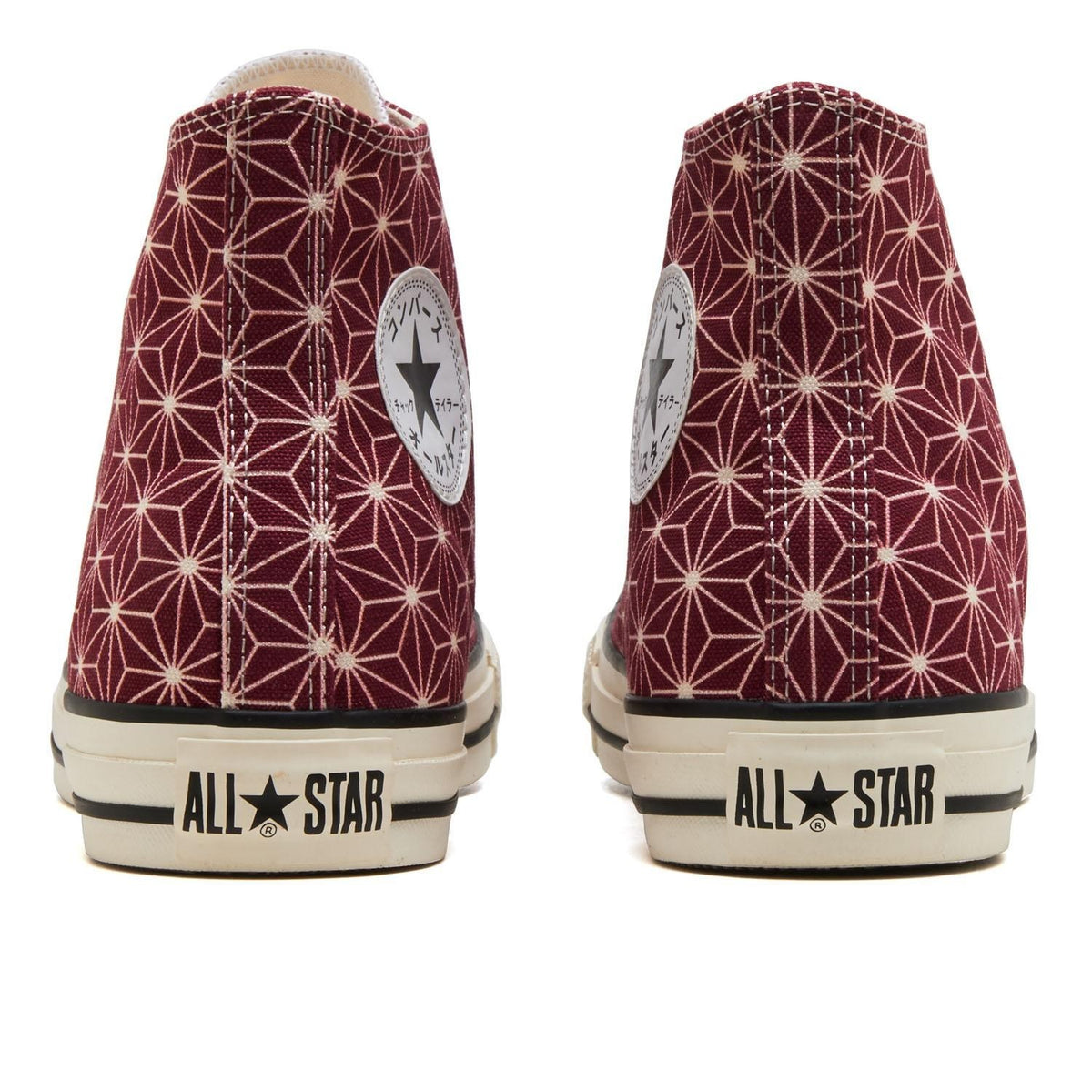 31316821 Converse All Star JG Hi Asanoha Maroon (ABC-MART Exclusive) (Men's)