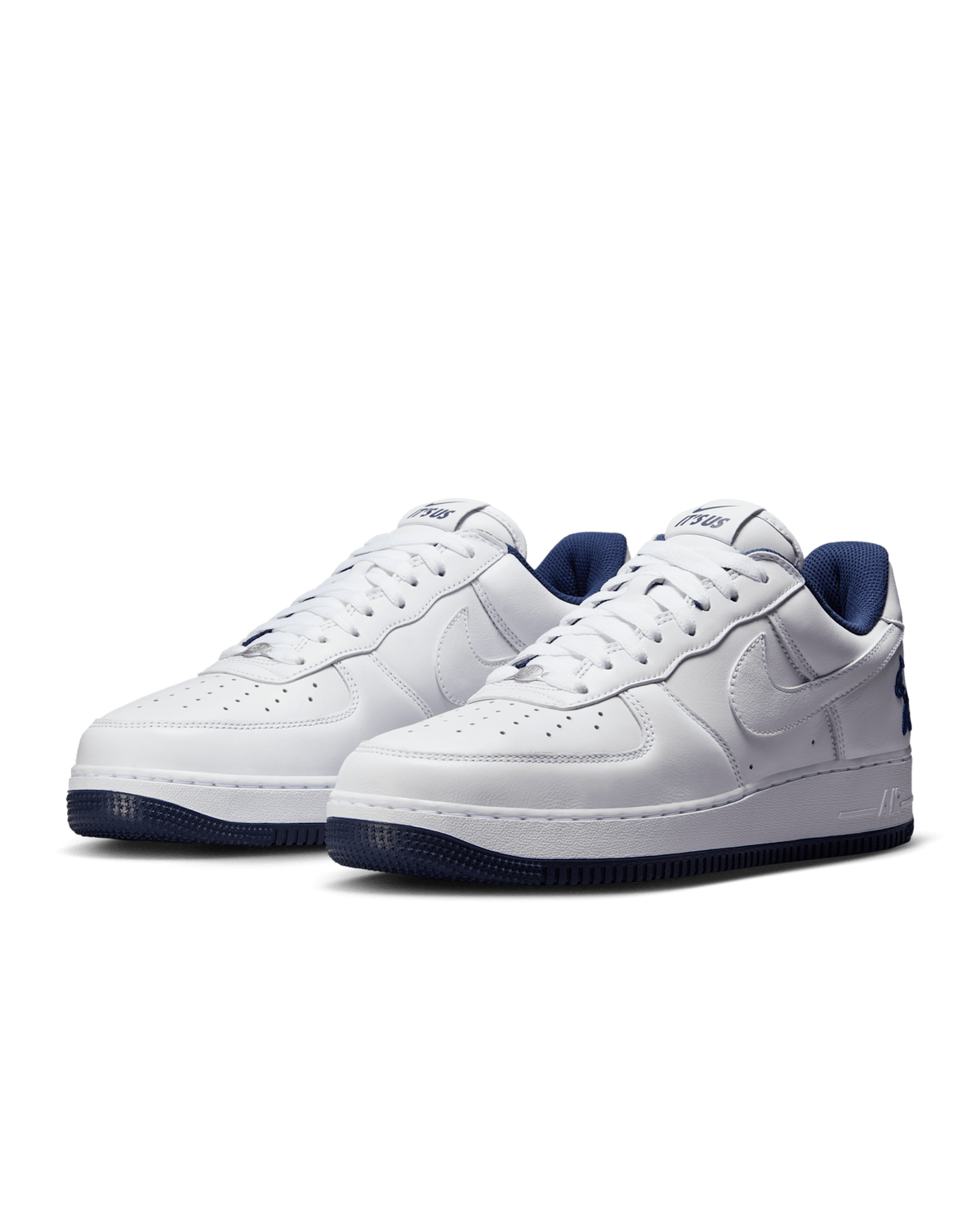 IB5720-100 Lil Yachty Nike Us Force 1 Air Force 1 Low White and Midnight (Men's)