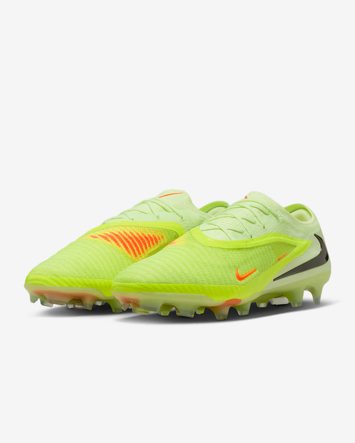 HJ2146-801 Nike Phantom 6 Low Elite FG Hyper Crimson Black Limelight (Men's)