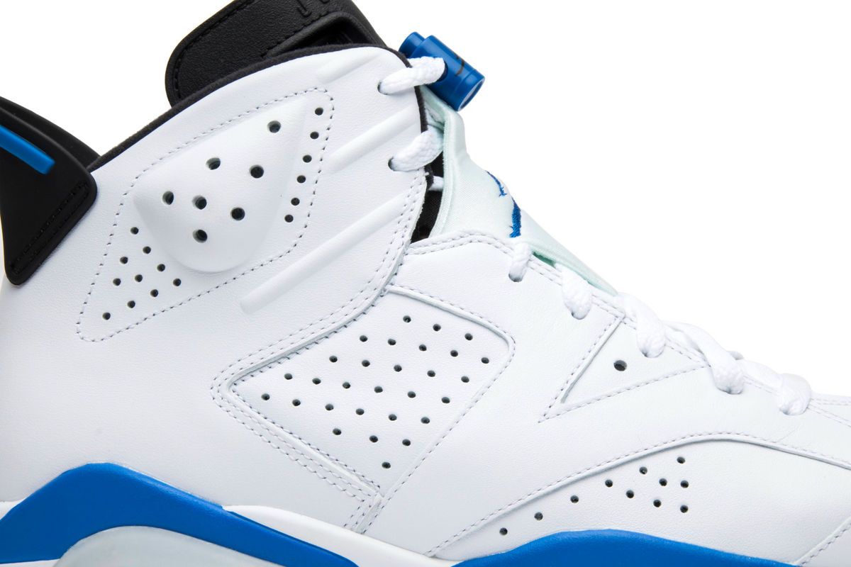 384664-107 Nike Air Jordan 6 Retro "Sport Blue" (2014) (Men's)