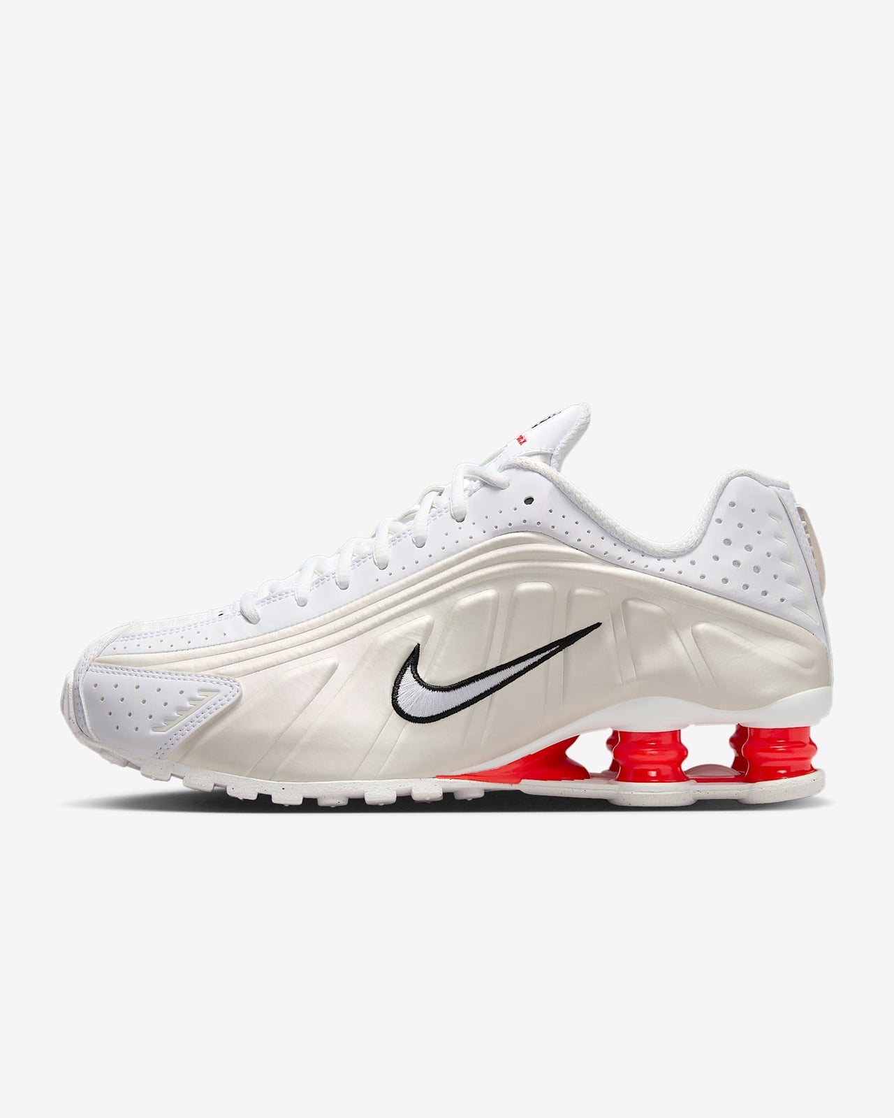 AR3565-103 Nike Shox R4 White Phantom Picante Red White (Women's)