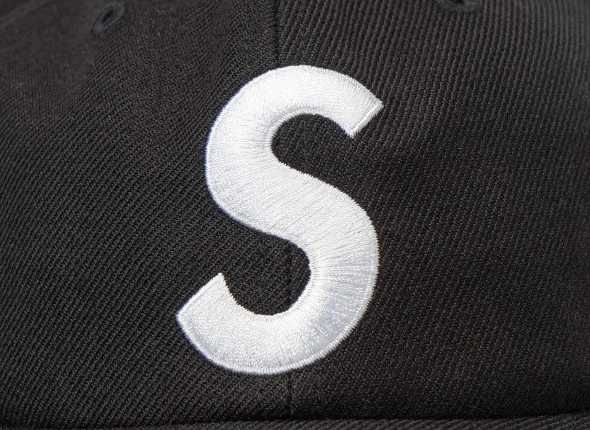 Supreme World Famous S Logo 6-Panel (26SS) "Black"
