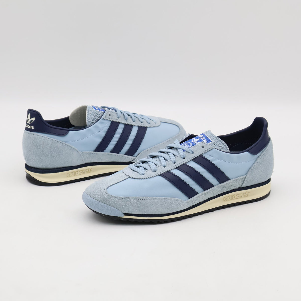 JP7663 adidas Originals SL72 OG Wonder Blue Night Indigo Cream White (Women's)