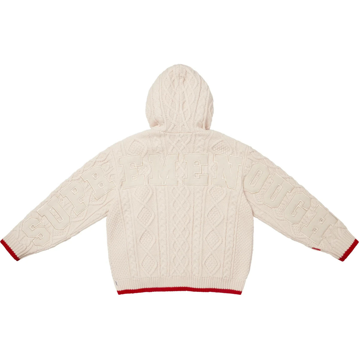 Supreme GOODENOUGH Zip Up Hooded Sweater Stone
