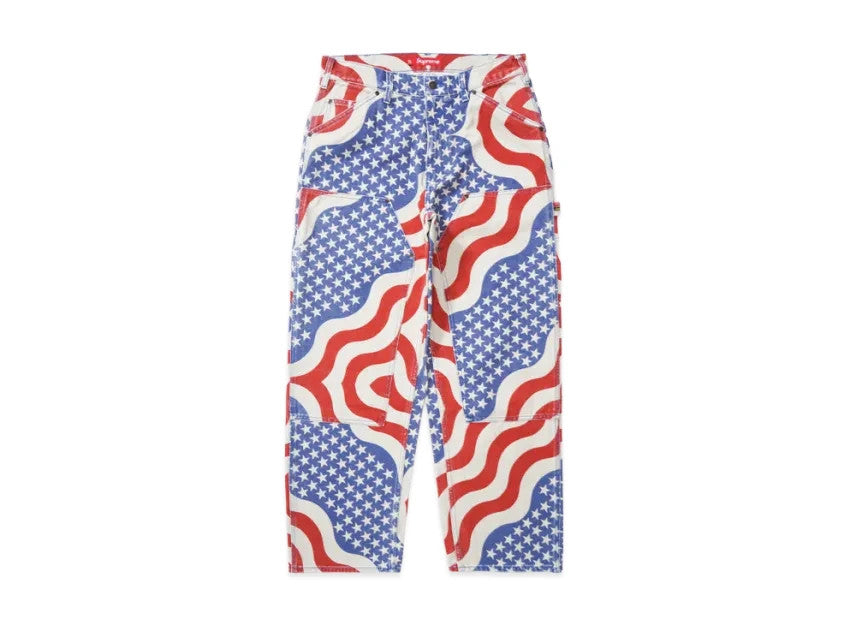 Supreme Flag Double Knee Painter Pant "Multicolor"