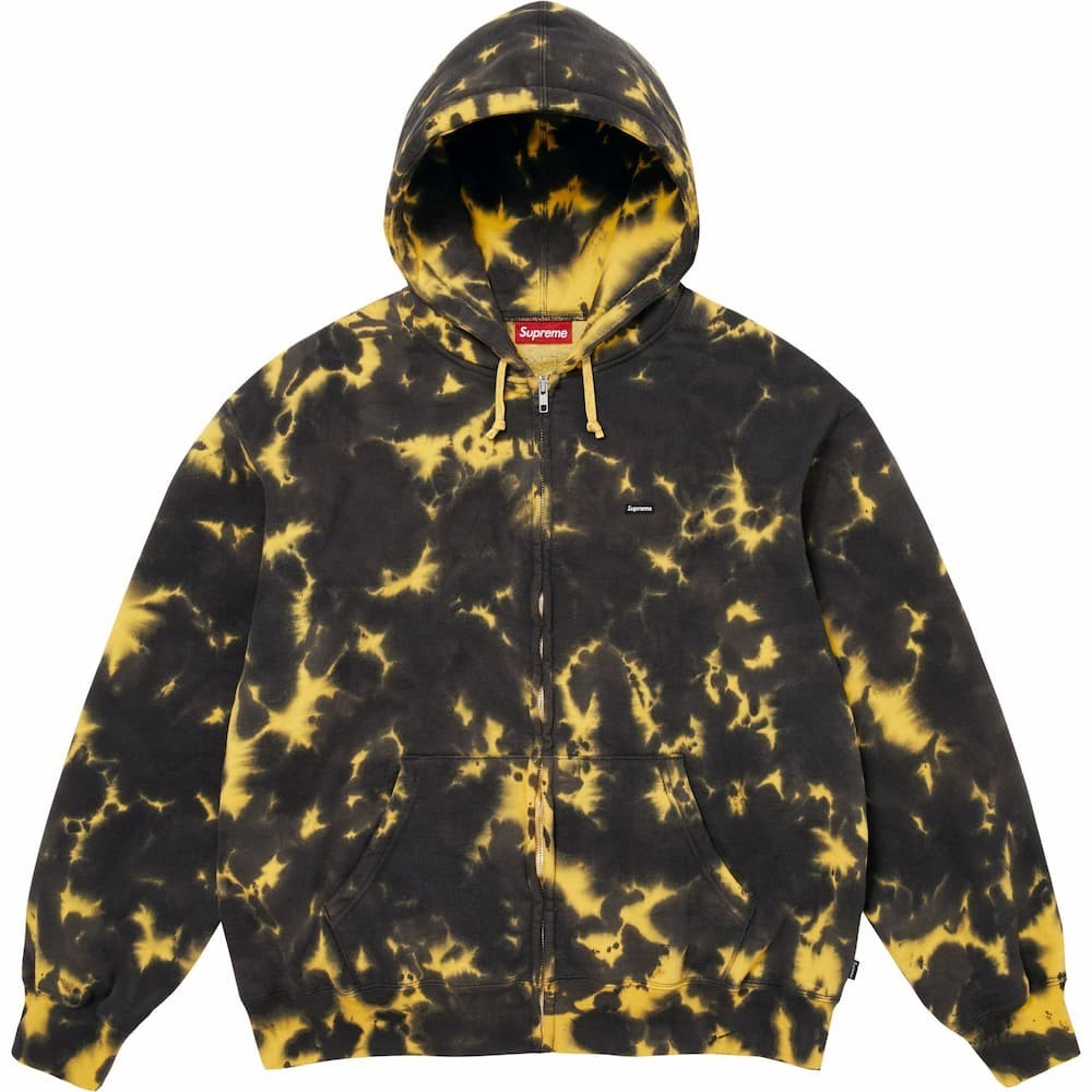 Supreme Small Box Zip Up Hooded Sweatshirt Tie Dye (26FW)