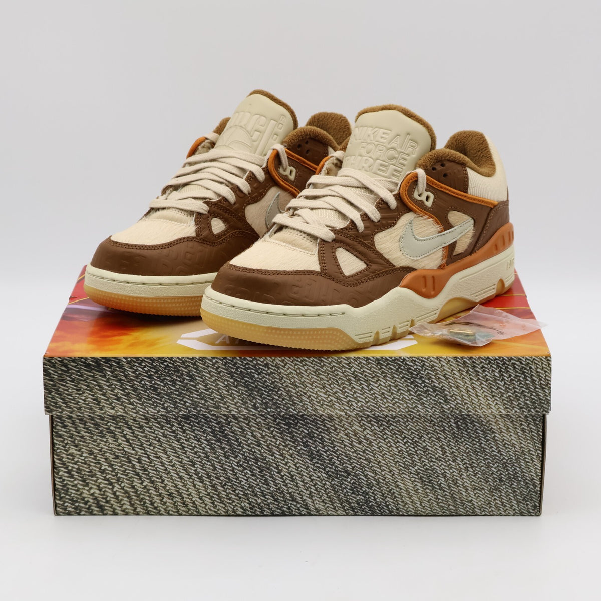 HQ0260-200 NIGO Nike Air Force 3 Low SP Beige Heel Logo NIGO (Men's)