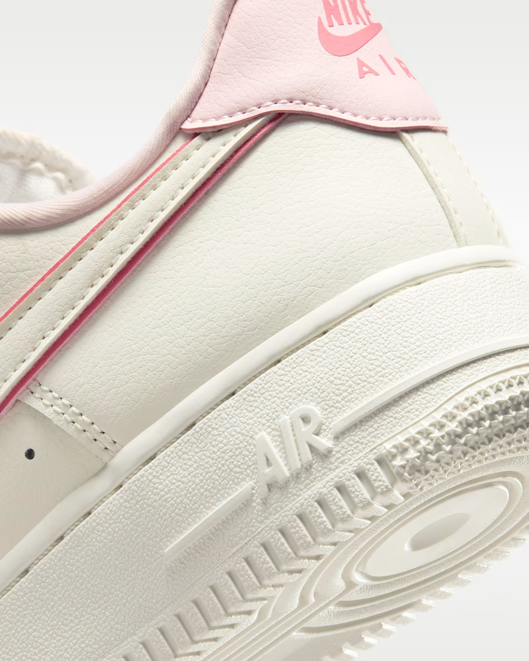 IO4226-104 Nike Air Force 1 Low 07 Sail Peony Pink (Women's)