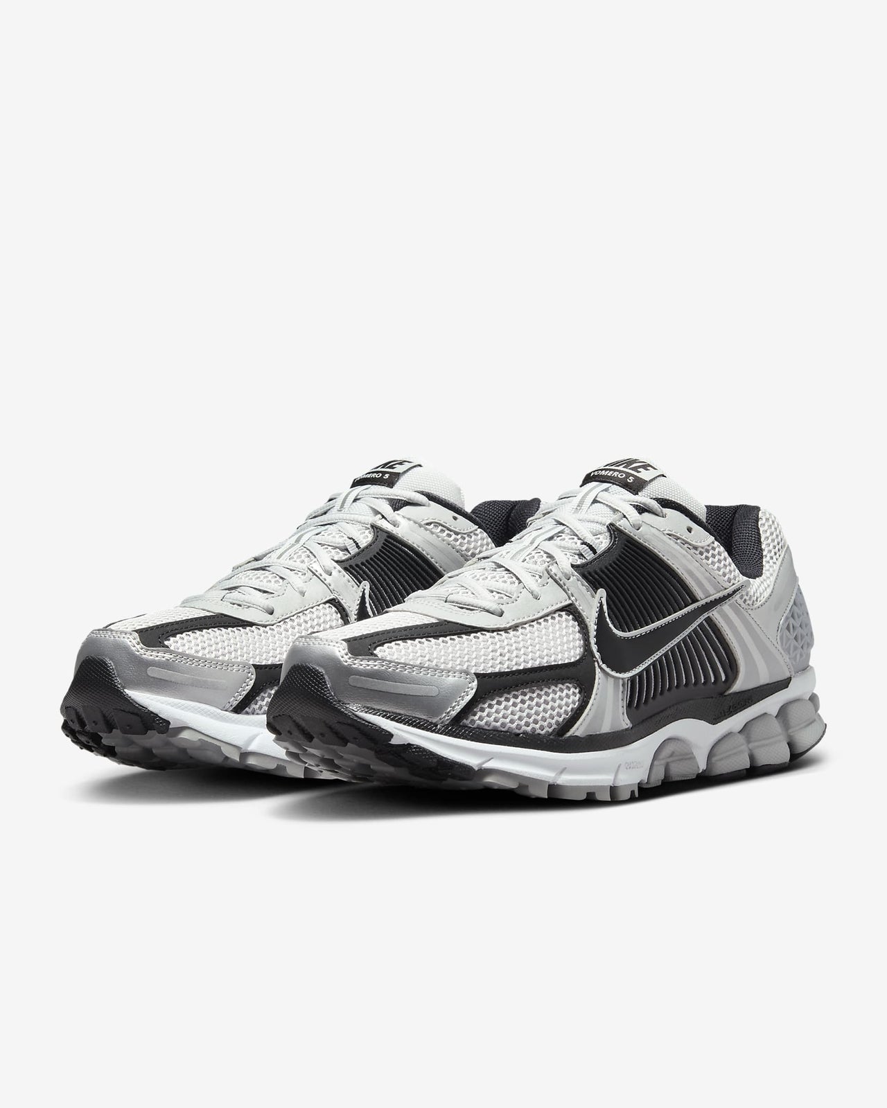 FJ4151-004 Nike Zoom Vomero 5 Metallic Silver Pure Platinum White Black (Men's)