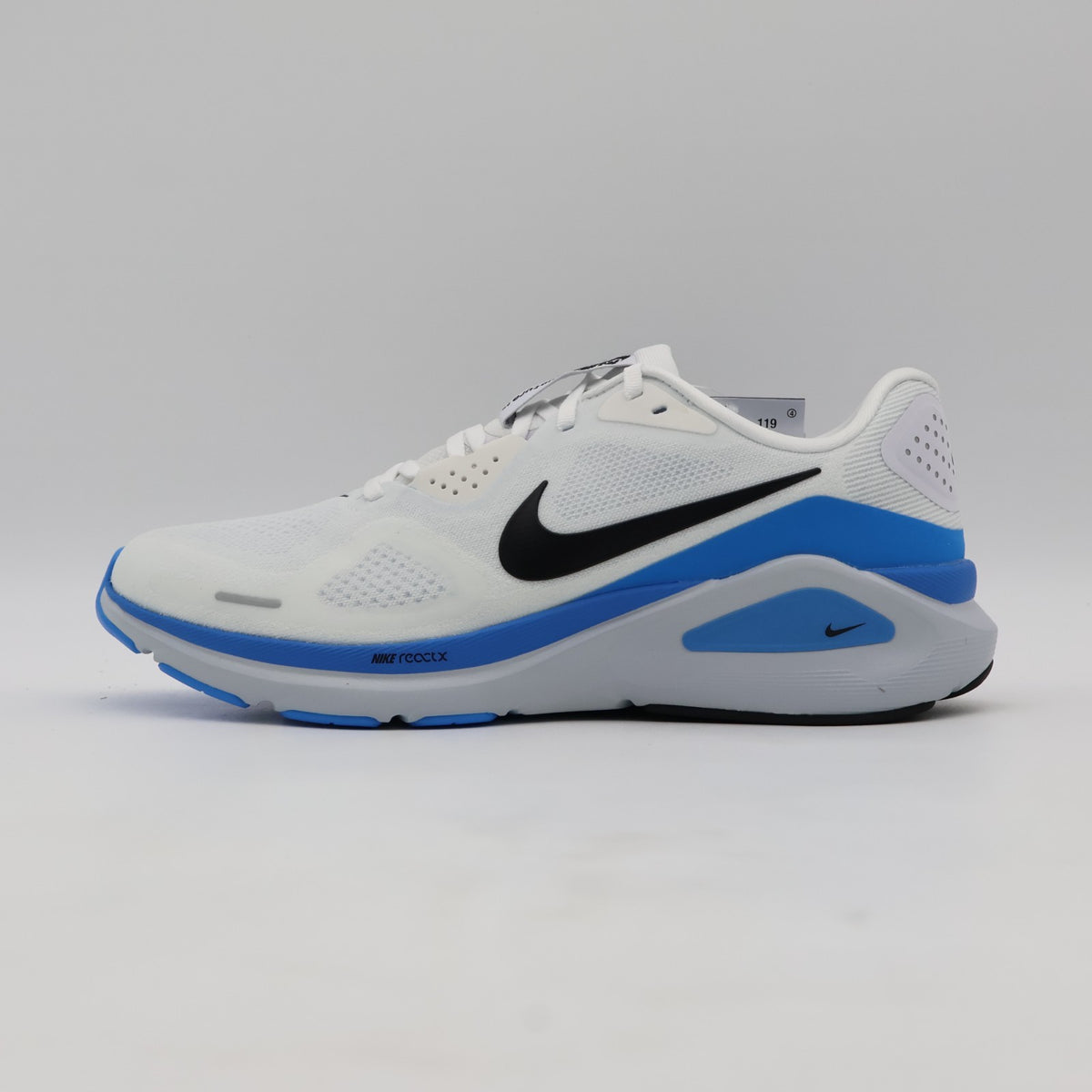 HJ1102-119 Nike Structure 26 White Blue Hero Pure Platinum Black (Men's)