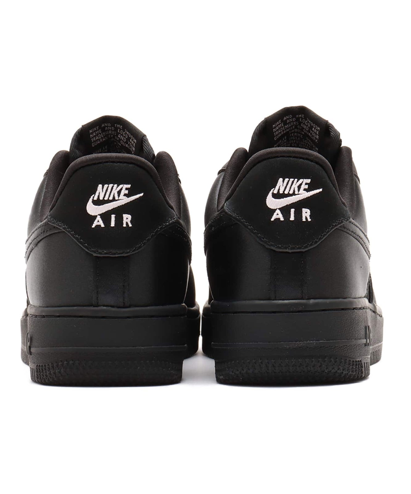 IH2034-010 Nike  Air Force 1 Low Black Satin (Women's)