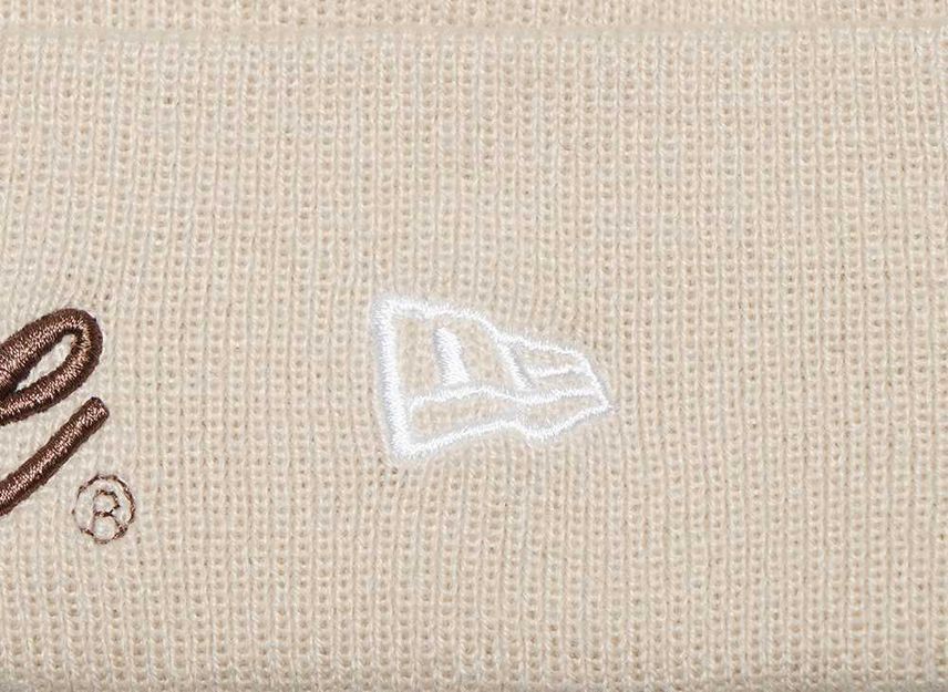 Supreme New Era Script Beanie "Stone"