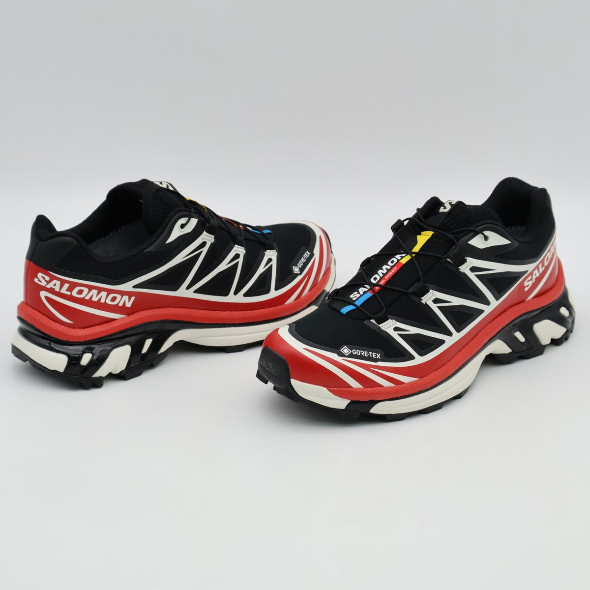 L47974900 Salomon XT-6 GORE-TEX Black Flame Scarlet Vanilla Ice (Men's)