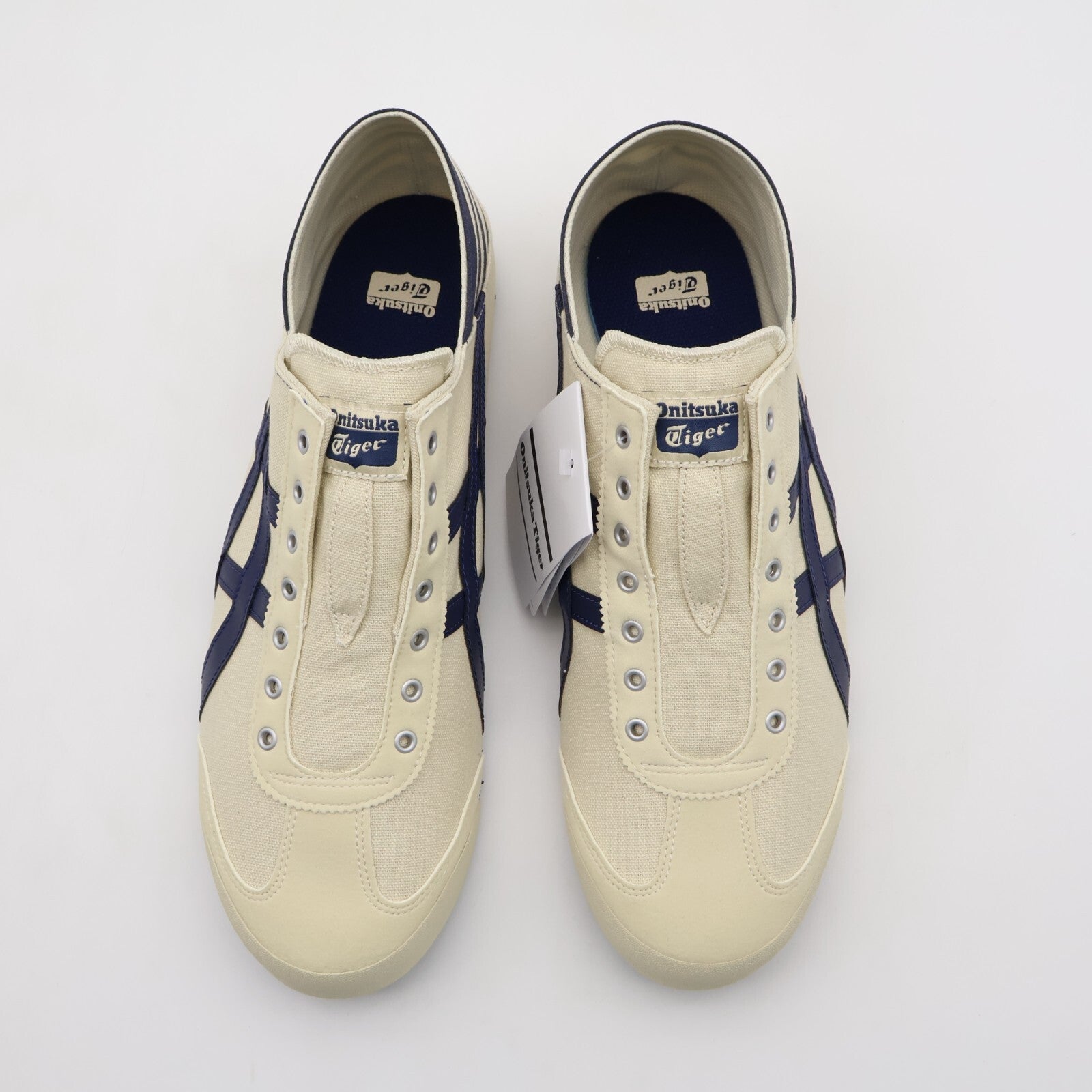 1183C233-250 Onitsuka Tiger Mexico 66 Paraty Natural Navy (Men's)