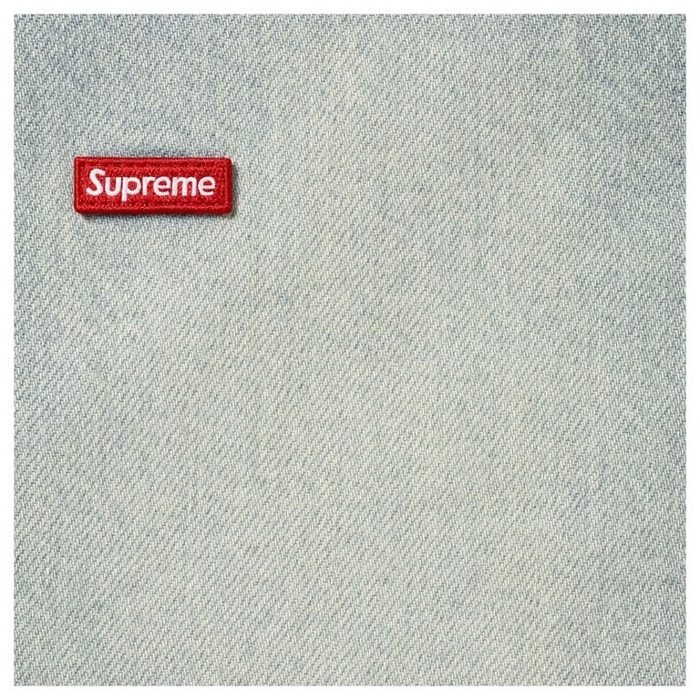 Supreme Small Box Shirt (26FW) Light Washed Indigo Denim