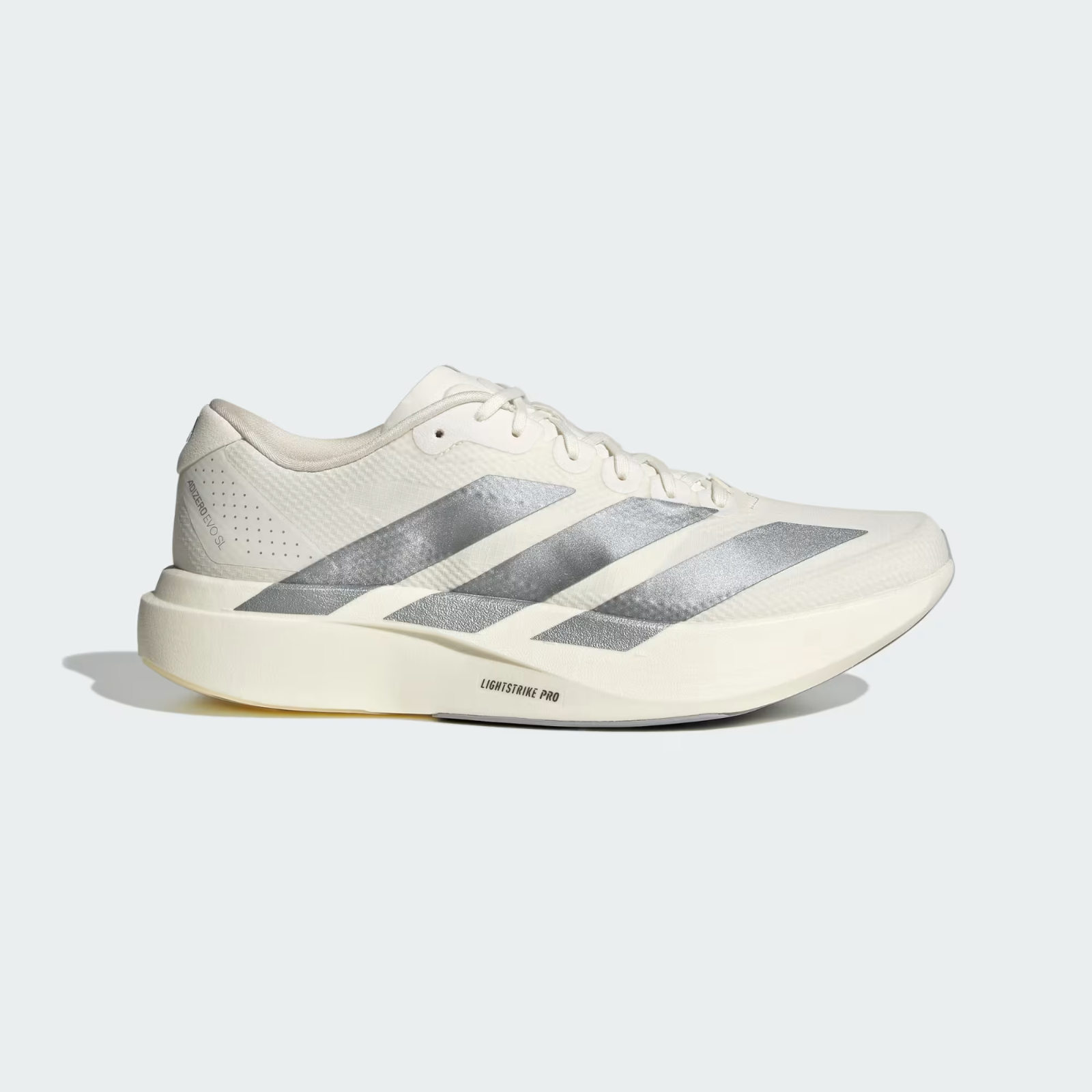 KI6900 adidas Adizero EVO SL Woven Core White Halo Silver (Men's)