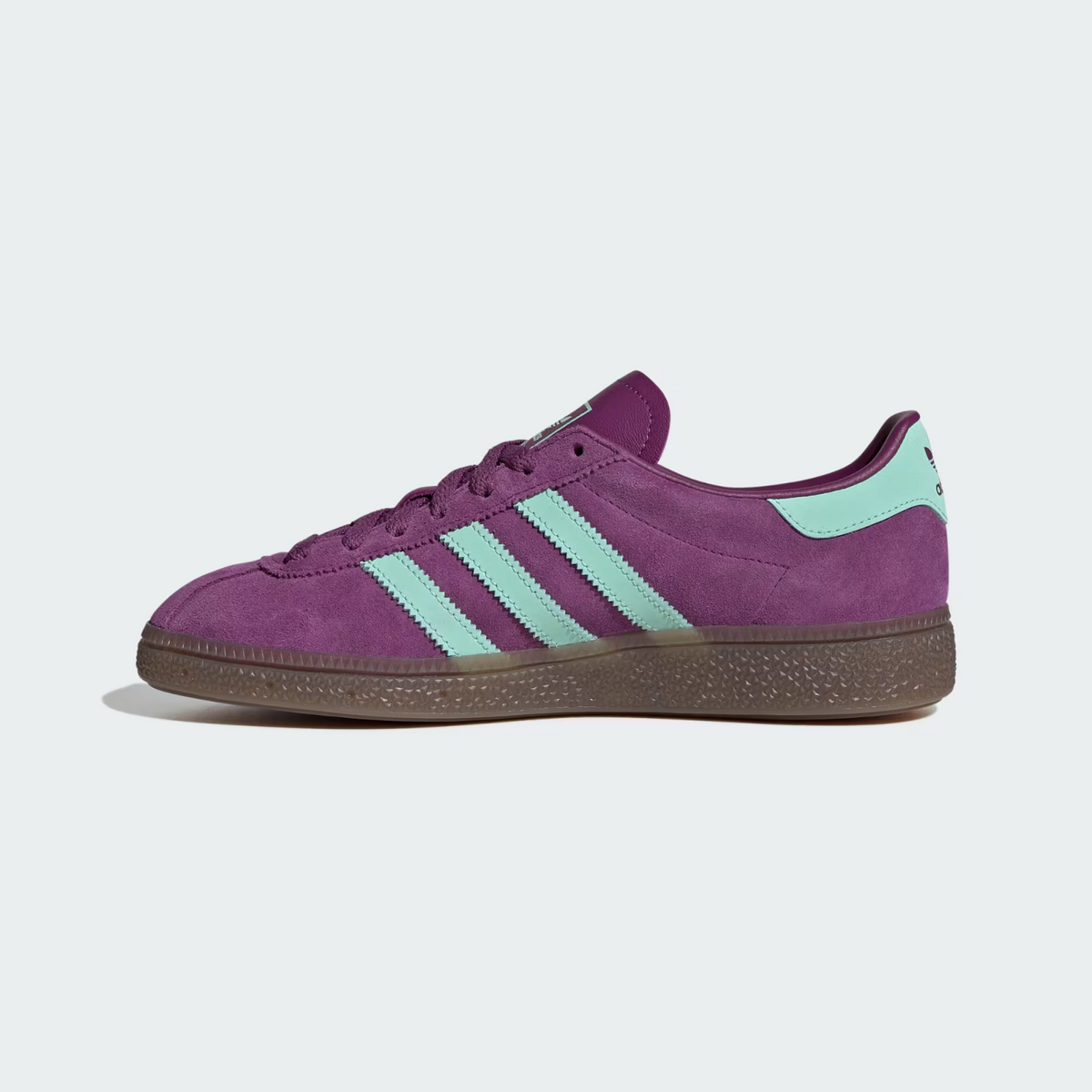 JS3995 adidas Originals Munchen Rich Mauve Clear Mint Gum (Men's)