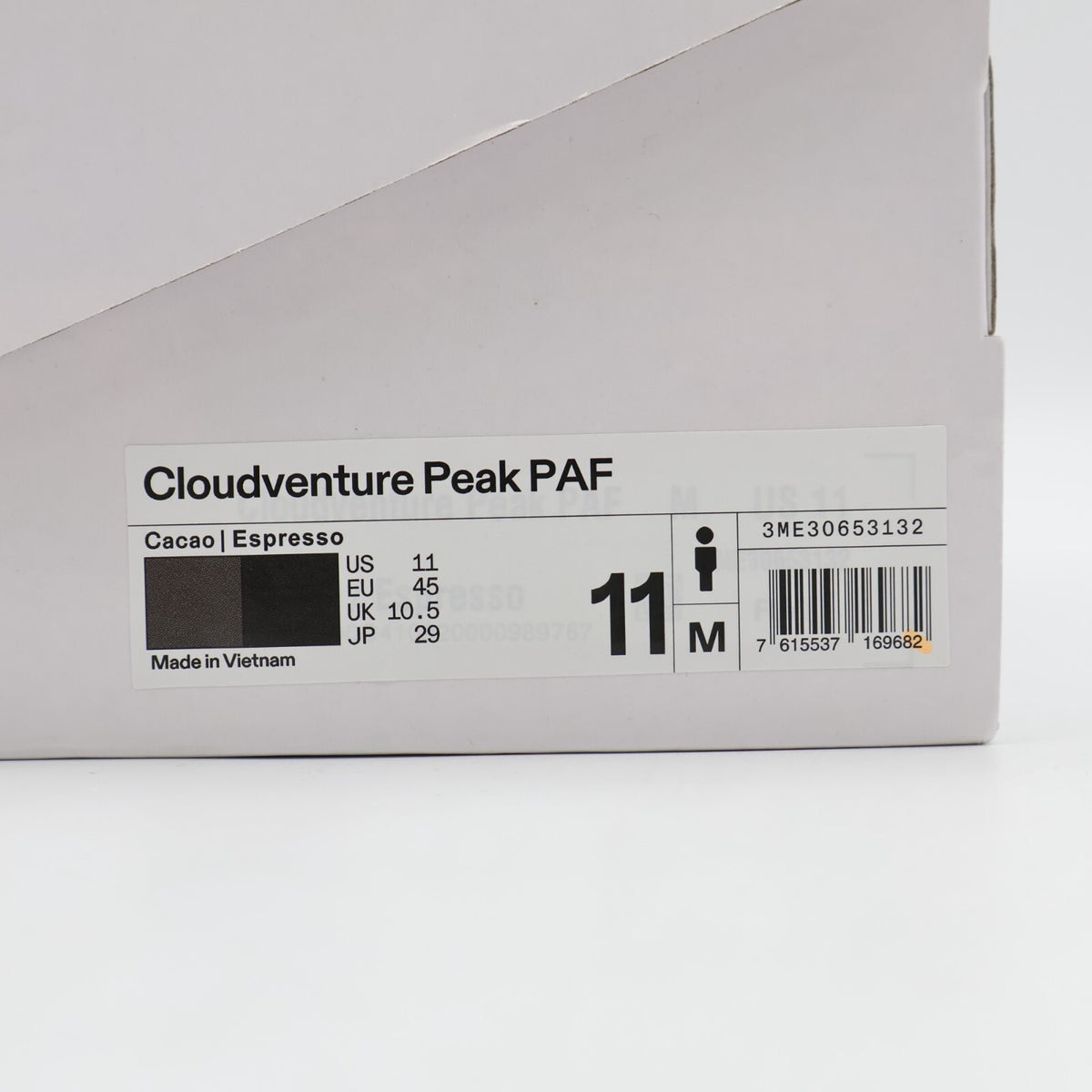 3ME30653132 POST ARCHIVE FACTION On Cloudventure Peak PAF Cacao Espresso (Men's)