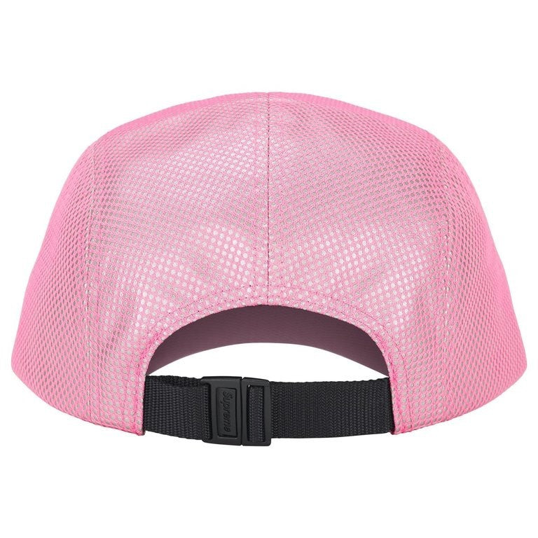 Supreme Metallic Mesh Camp Cap Pink